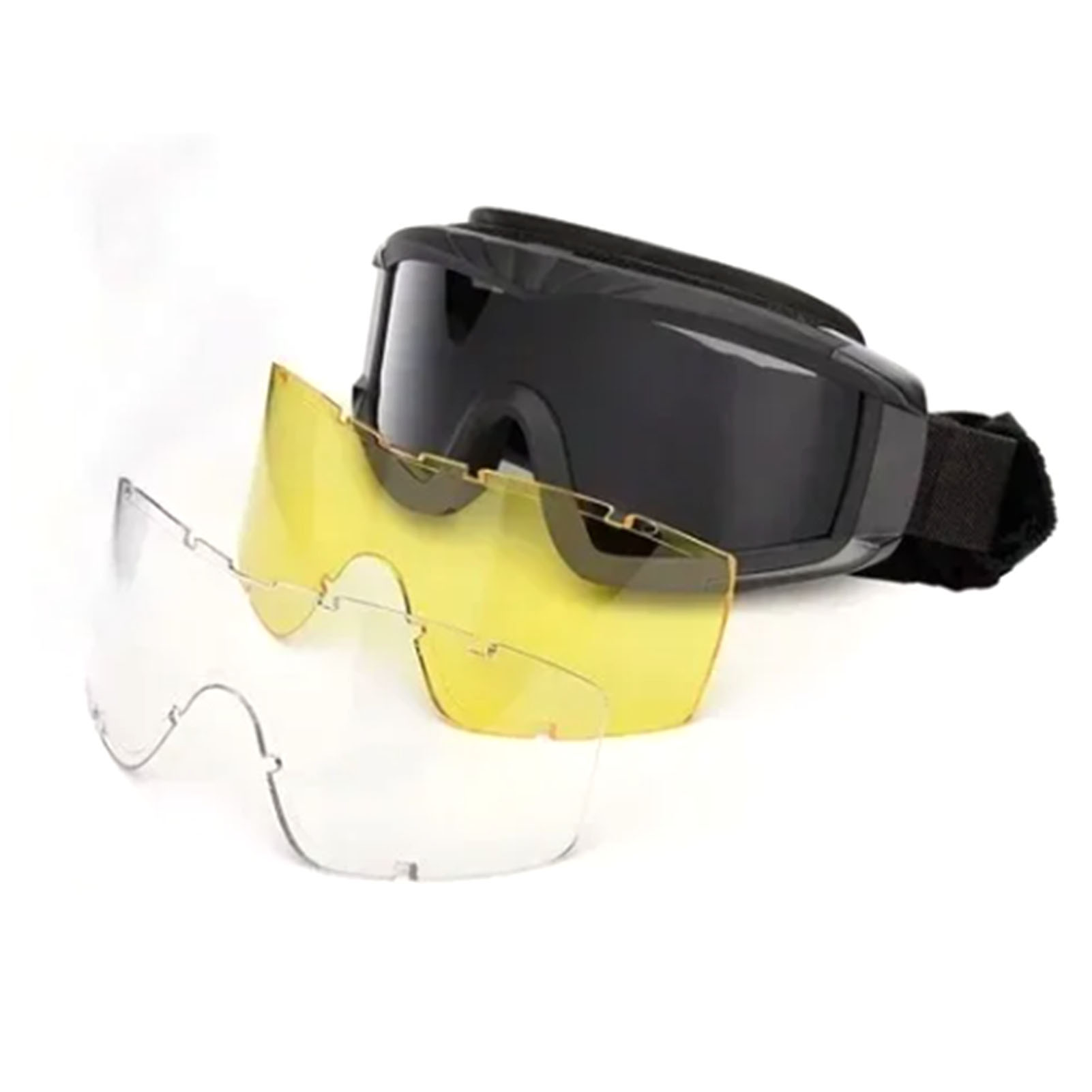 Outdoor-brille Mit Doppellagiger Linse, Atmungsaktiv, Kratzfest, Ideal Für Radfahren, Camping Und Reisen