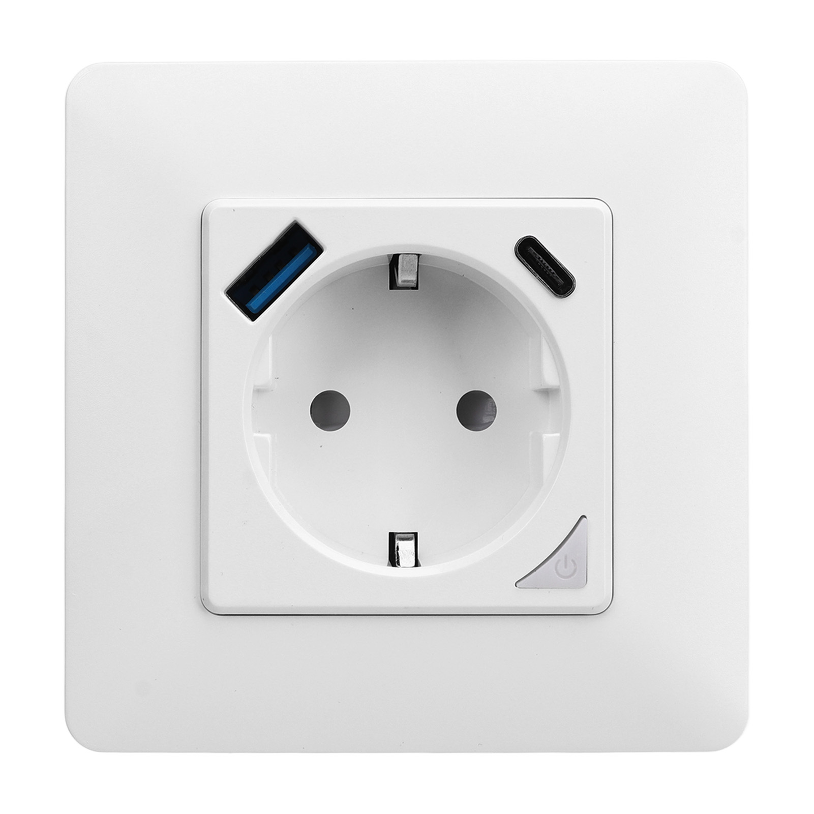 Intelligente Wandsteckdose Mit Wlan-fernbedienung Per App, Usb-schnellladefunktion, 100–240 V Wechselstrom