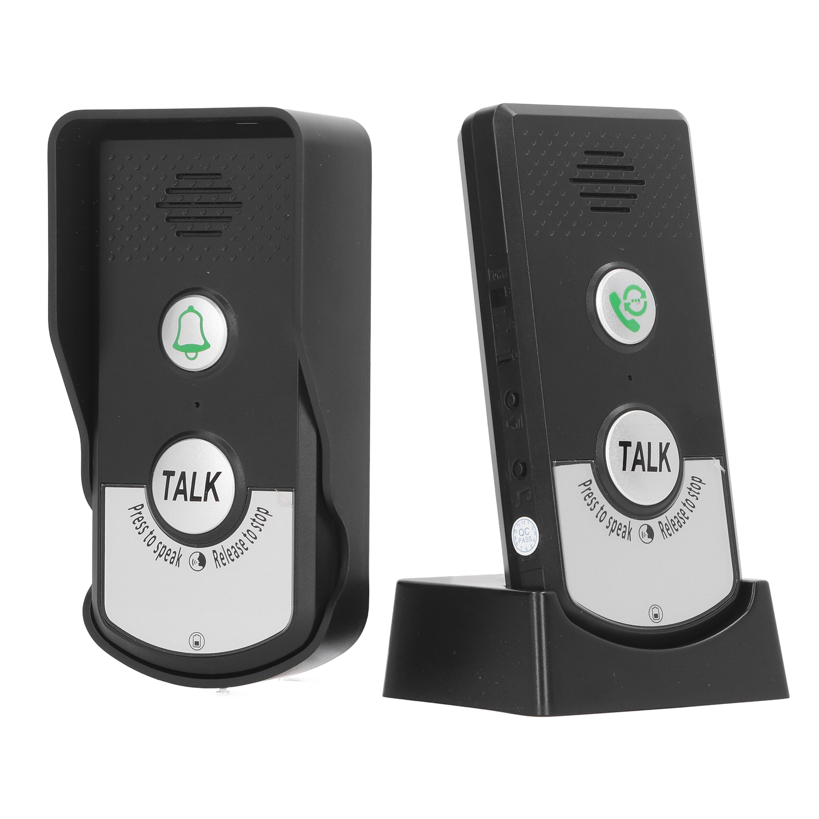 Drahtlose Gegensprechanlage Mit Türklingel, Ip54 Wasserdicht, Elektronische Klingel Für Zuhause Und Klassenzimmer, 3 Lautstärkestufen