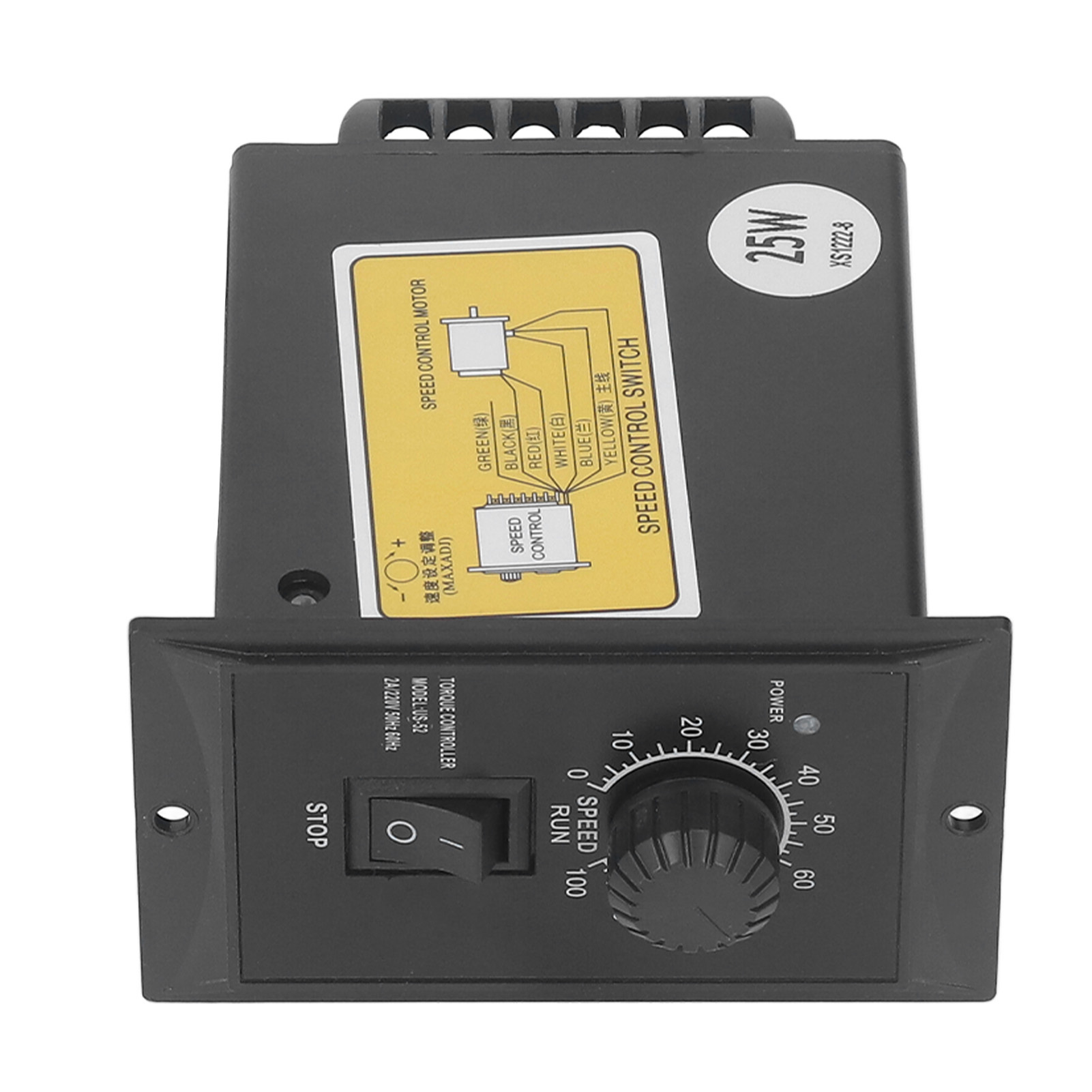 Motordrehzahlregler 220v 25w, Einstellbarer Drehzahlregler Für Geräte Und Maschinen