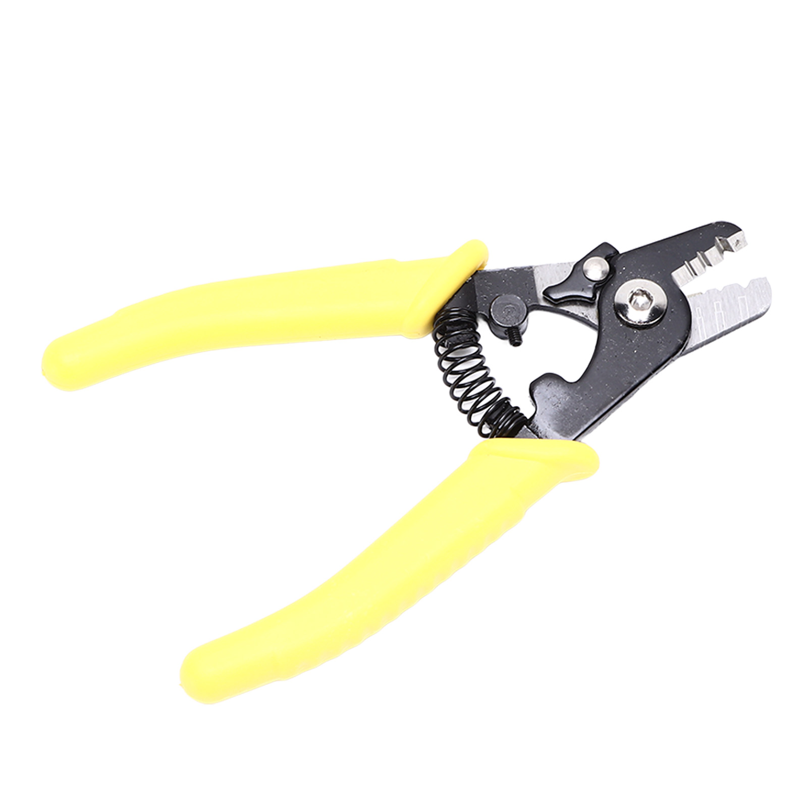Abisolierzange Mit Drei Löchern, Präzise, Schnell, Kraftsparend, Rutschfester, Ergonomischer Griff, Sicherheitsverriegelung, Faserabisolierzange