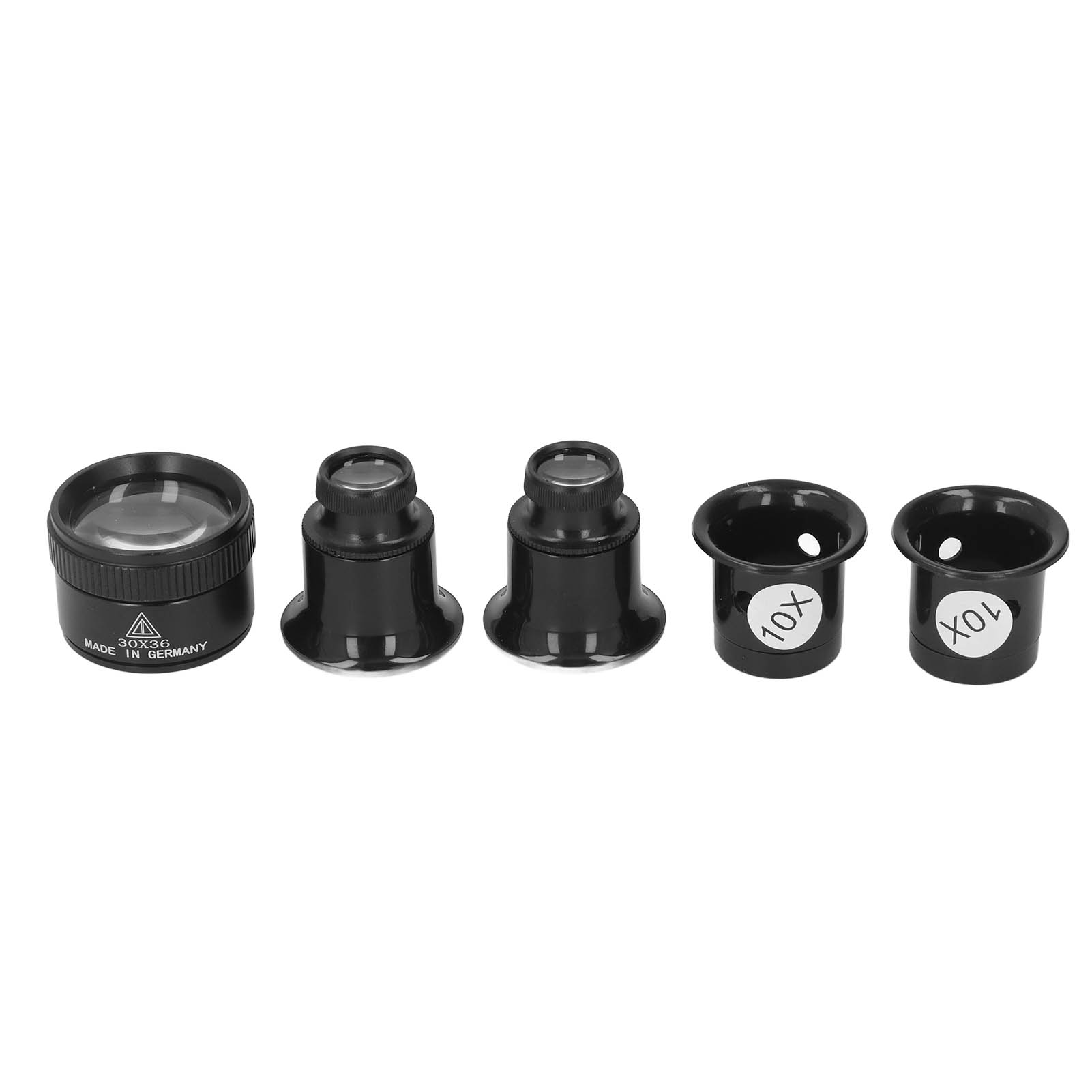 5 Stück Monokulare Vergrößerungsgläser 10x, 20x, 30x, 30x36 Mm, Multifunktional, Leicht, Tragbar