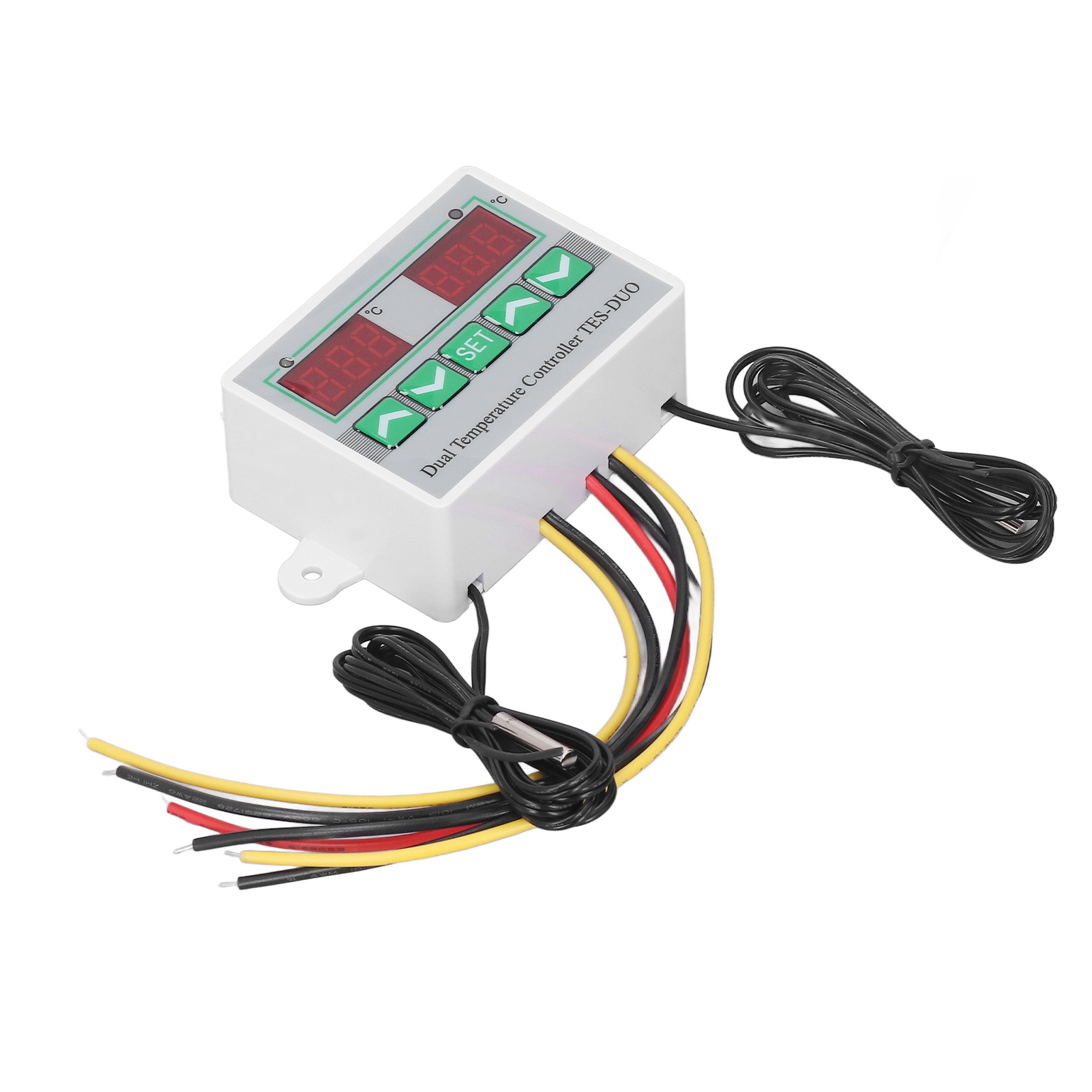 Digitaler Temperaturregler Mit Dual-display Und Dual-steuerung, Multifunktionaler, Hochpräziser Elektronischer Thermostatschalter, 220 V