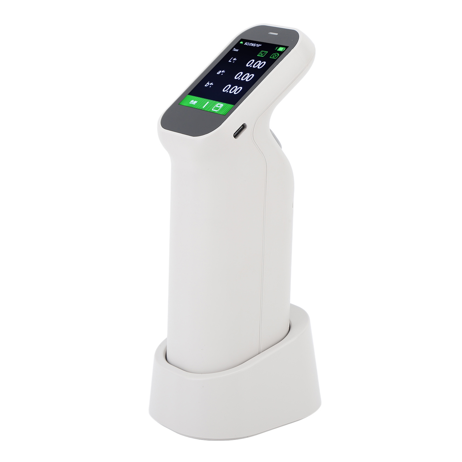 Touchscreen-kolorimeter, 6-mm-farbdifferenztester, Tragbares Farbanalysegerät Mit Eingebautem Akku