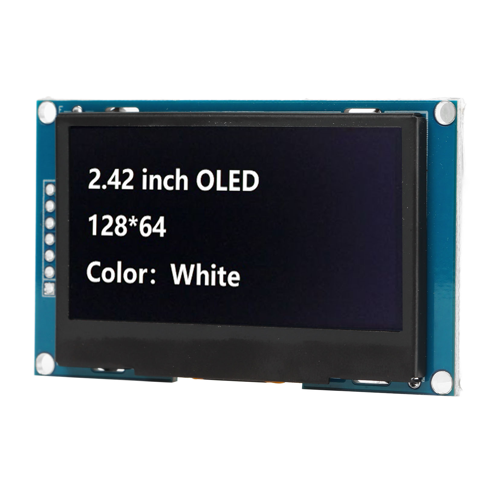 2,42-zoll-displaymodul Mit Organischer Leuchtdiode (oled), Spi-schnittstelle, Ssd1309-treiber-ic Für Diy-projekte, Mra091a, Weiß