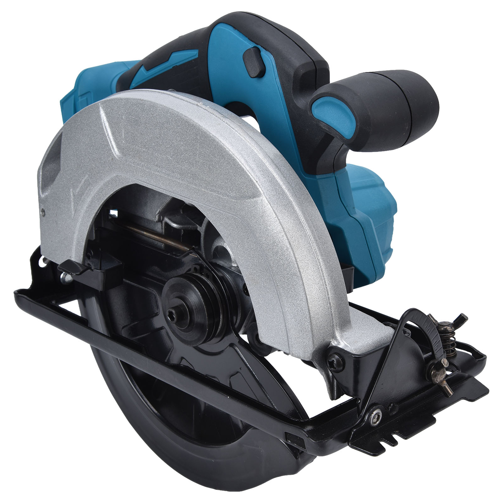 7-1/4-zoll-kreissäge Aus Edelstahl, Pa6-nylon Und Lithium-ionen-akku, Geeignet Für Die Holzbearbeitung Im Haushalt