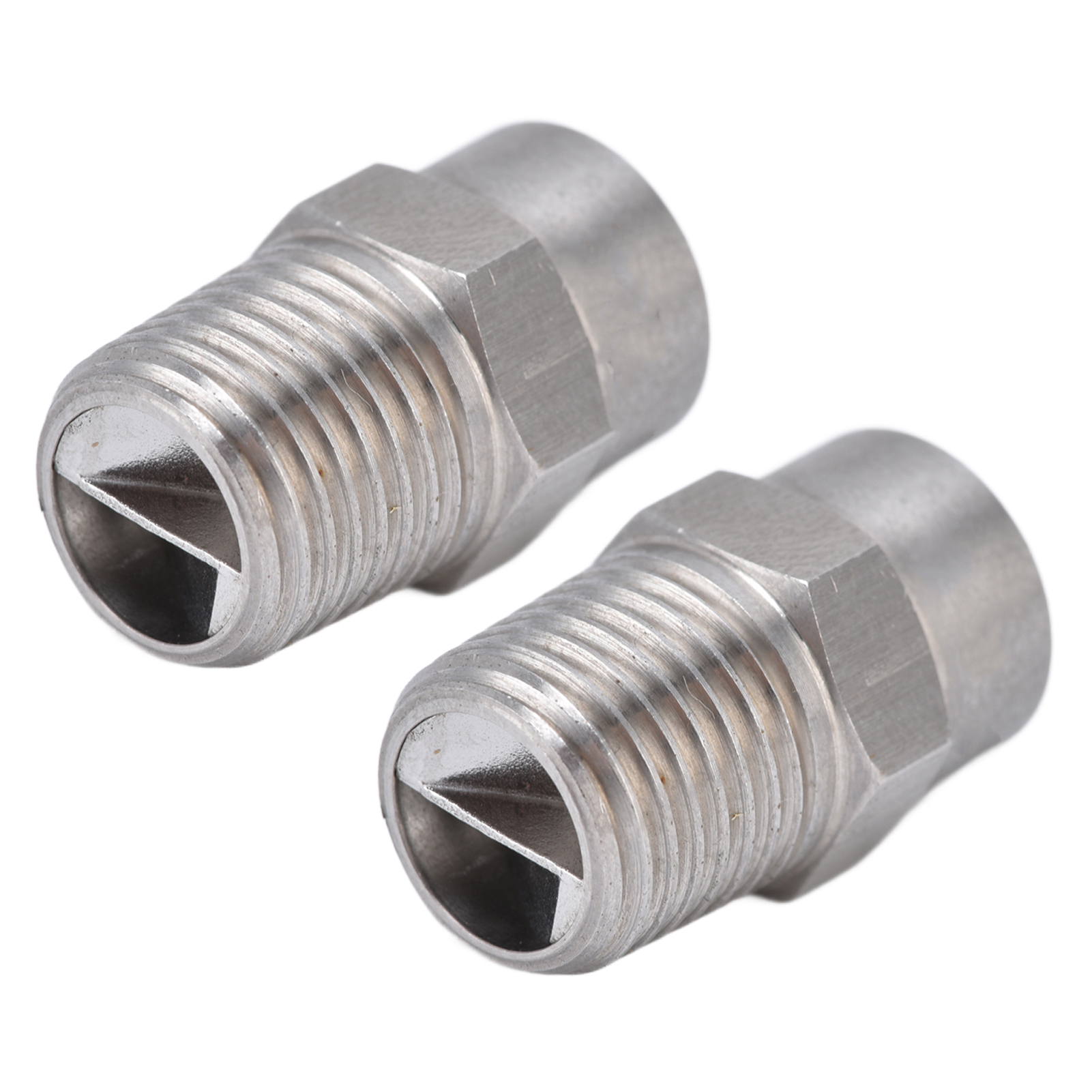 2 Stück Zerstäuberdüsen Aus Robustem, Langlebigem Edelstahl 304 Mit Großer Abdeckungsfläche, Kompakt Und Praktisch, 2,4 Mm Durchmesser