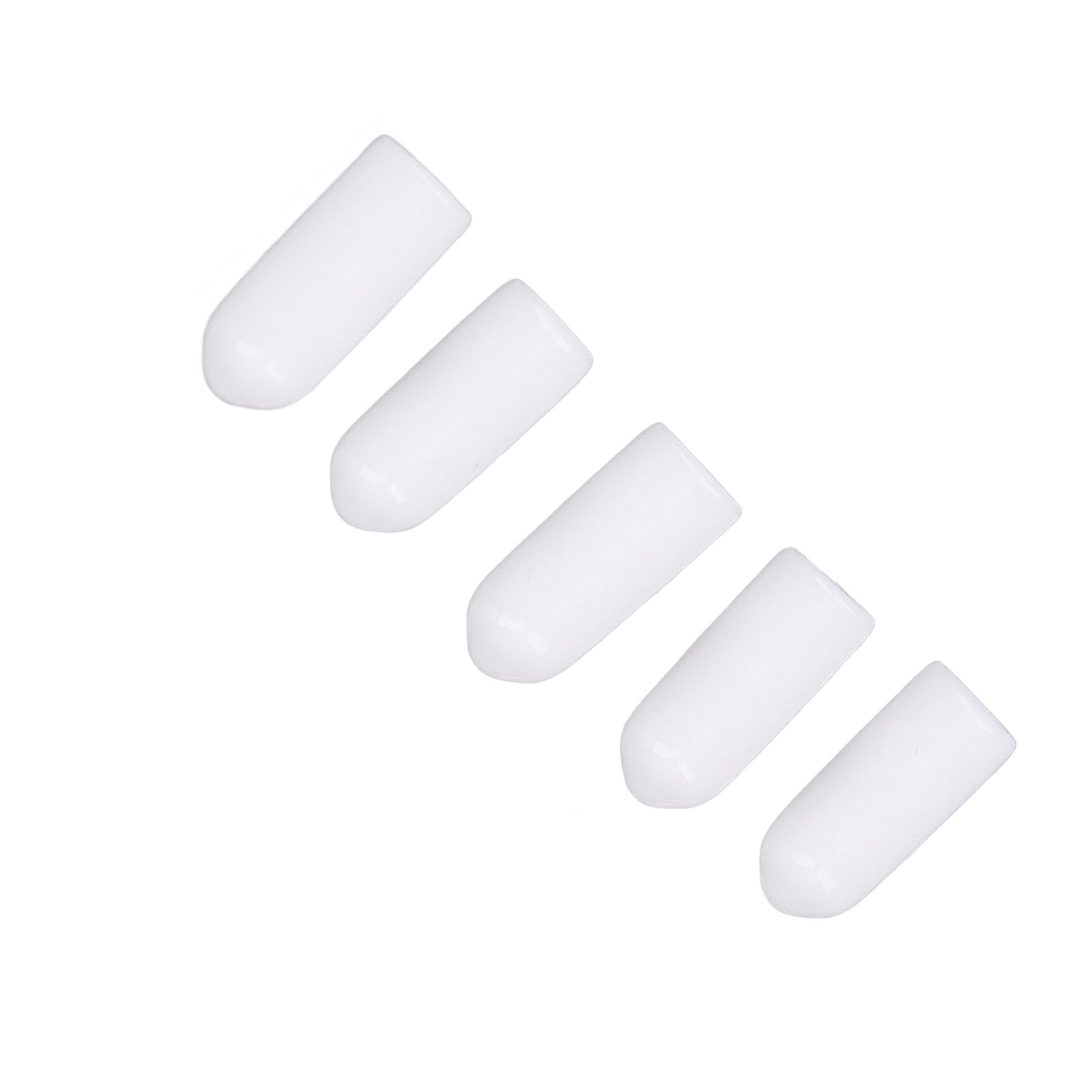 100 Stück Schraubverschlusskappen, Weiß, Pvc, Alterungsbeständig, Flexibel, Flammhemmend, 4,5 Mm / 0,2 Zoll