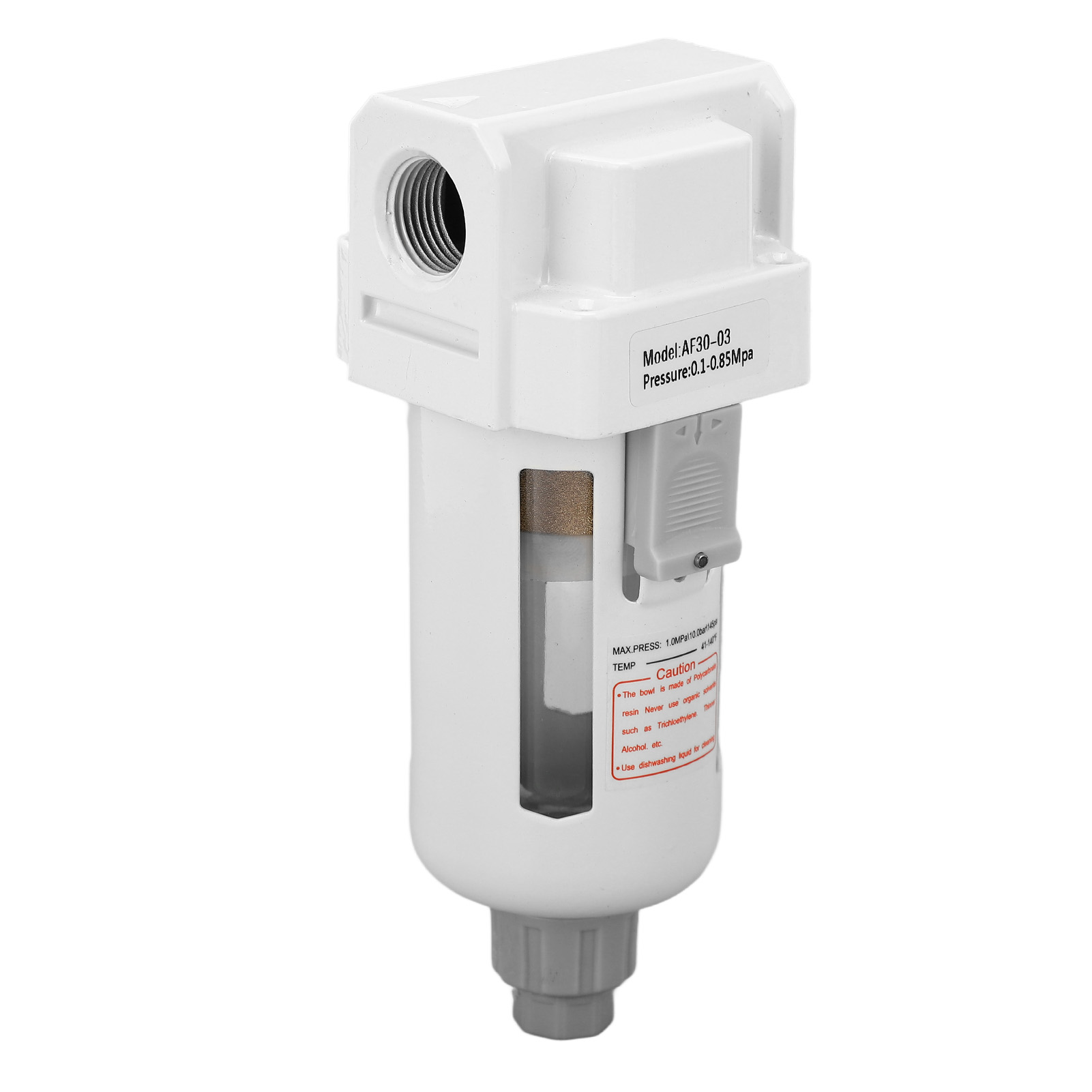 G3/8-zoll-luftfilter Mit Manometer, Druckluftregler 0,1–0,85 Mpa, Ablassfunktion