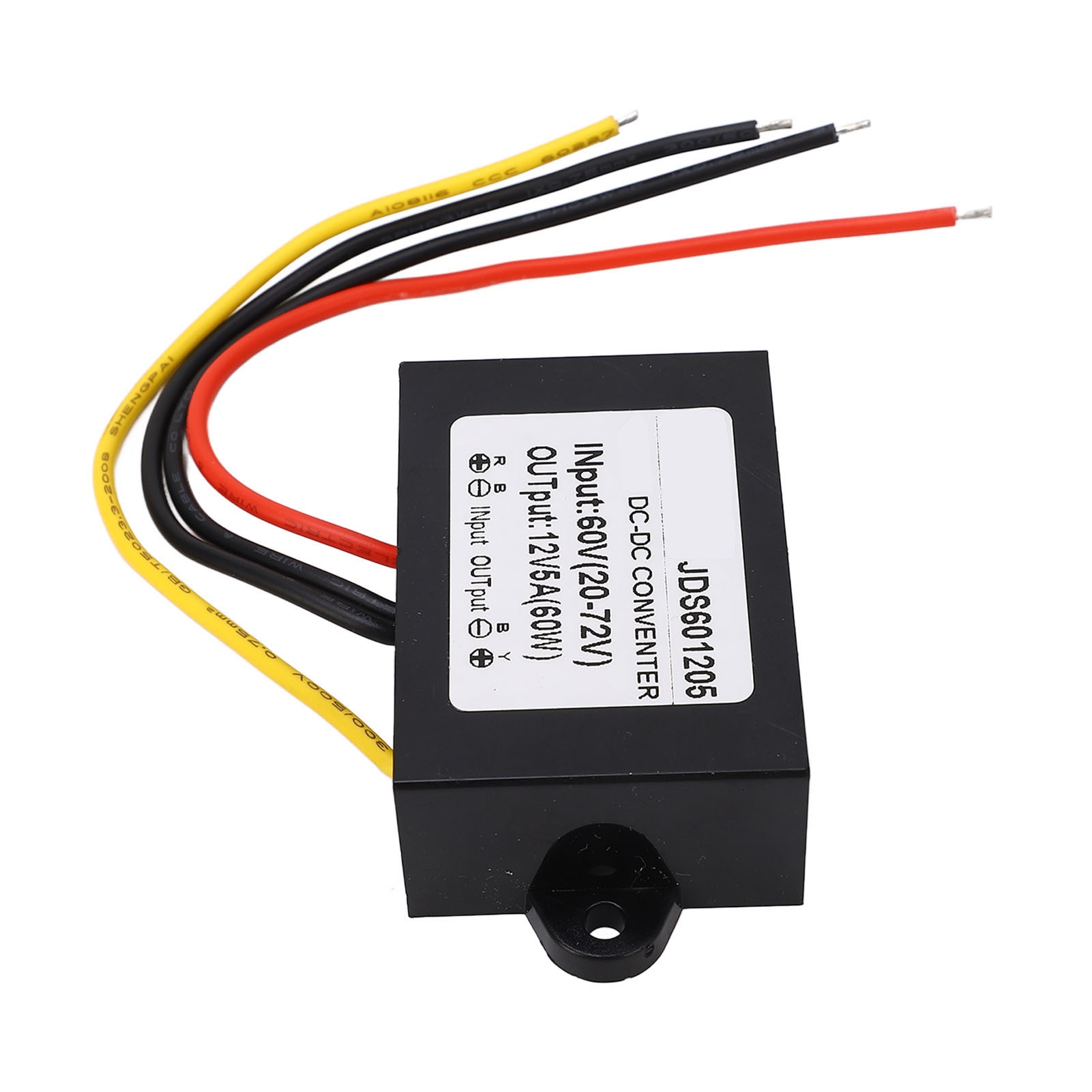 Dc/dc-wandler Abwärtswandler, Einstellbar, 60 V (20–72 V) Auf 12 V, 5 A, Pp-gehäuse, Epoxidharz, Netzteile
