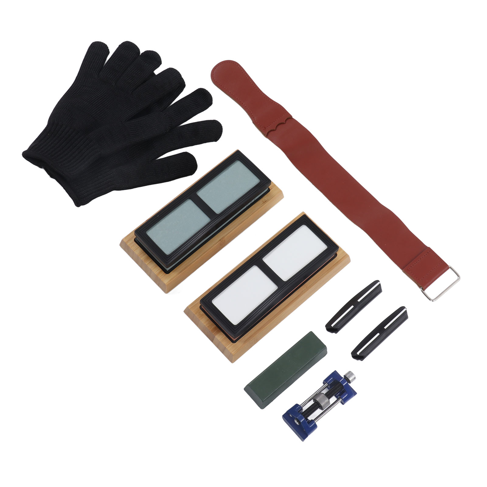 Messerschärfstein-set, Professionelles Schleifstein-set, Körnung 400/1000, Körnung 3000/8000