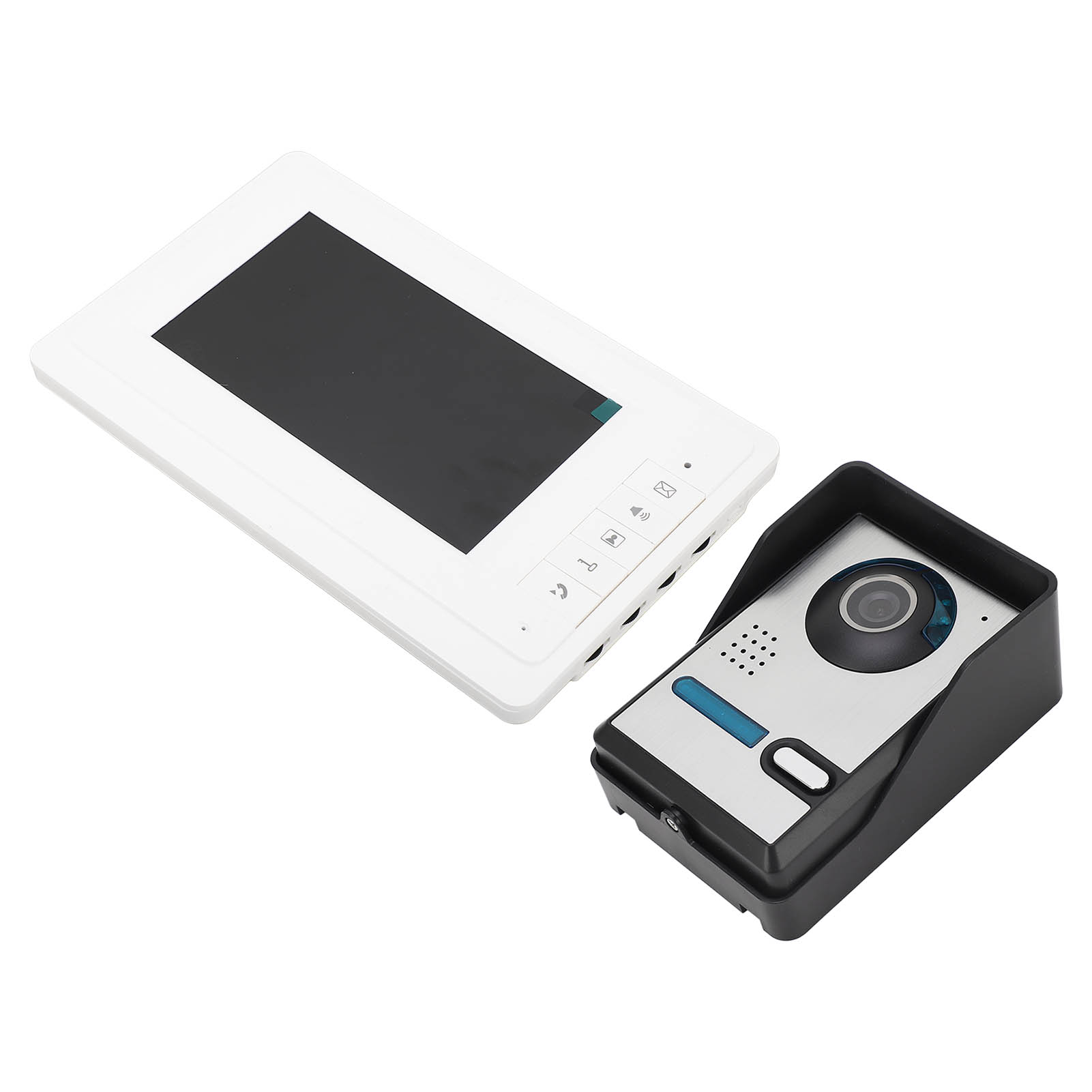 Video-türsprechanlage Mit Kabelloser Türklingel, Gegensprechanlage, Monitor, Smart-home-kit, Hd 7-zoll-tft-lcd-bildschirm, 100–240 V Wechselstrom, Eu-stecker