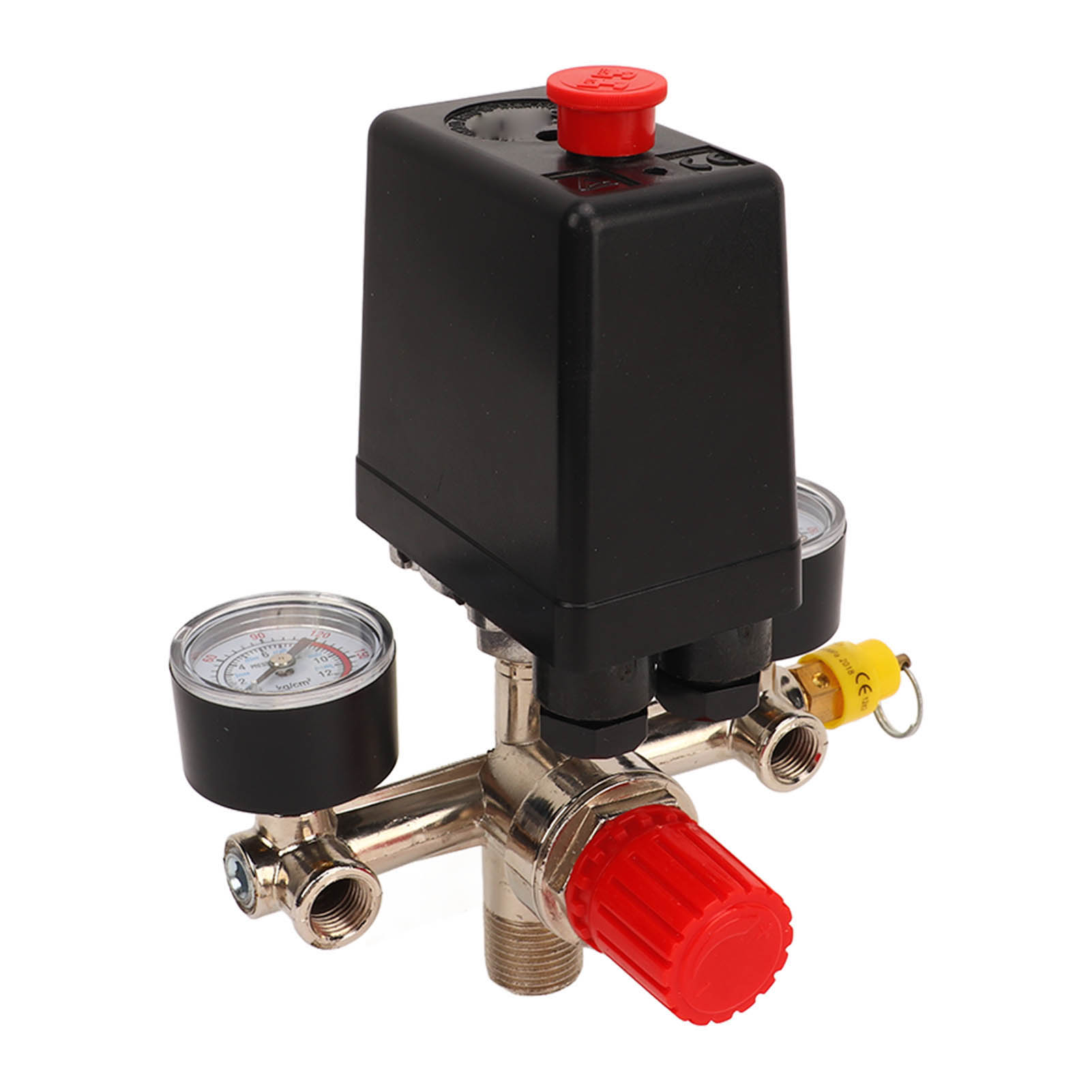 Automatischer Druckschalter, Kugelhahn In Union-bauform, Druckschalter-steuerventil Für Luftkompressoren, 0 Bis 180 Psi