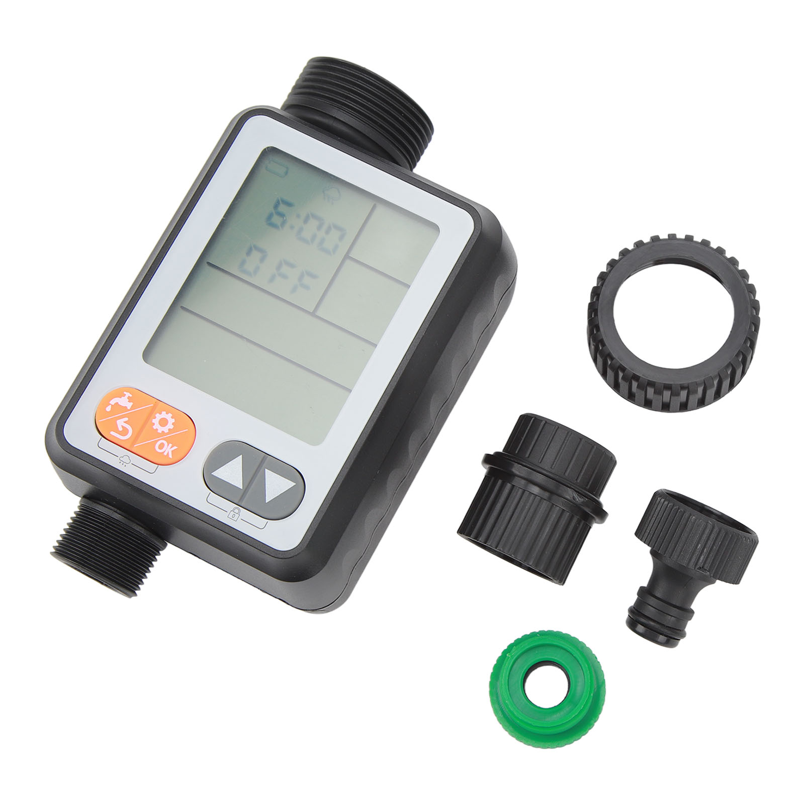 Automatischer Bewässerungstimer Für Gartenschläuche Und Landwirtschaftliche Bewässerung (3-zoll-display, Regenverzögerung, Kindersicherung)