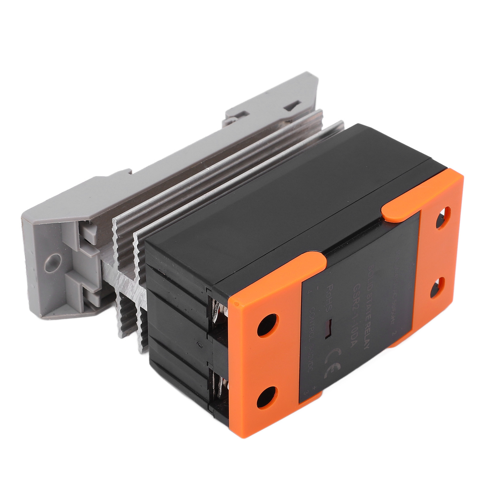 Kleines Halbleiterrelais Da-relaismodul Mit Kühlkörper, Dc-eingang 3–32 V, Ac-ausgang 24–480 V