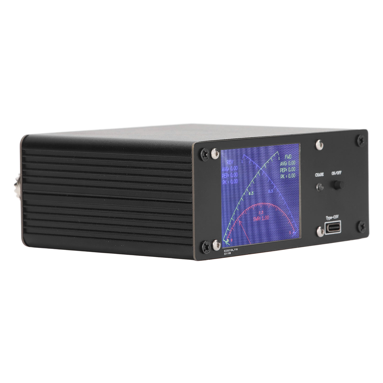 Kurzwellen-leistungsmesser 1 Mw–1 Kw, 0,4–60 Mhz, Swr, Pwr, 2,4-zoll-touchscreen, Digitales Kurzwellen-messgerät Für Die Industrie