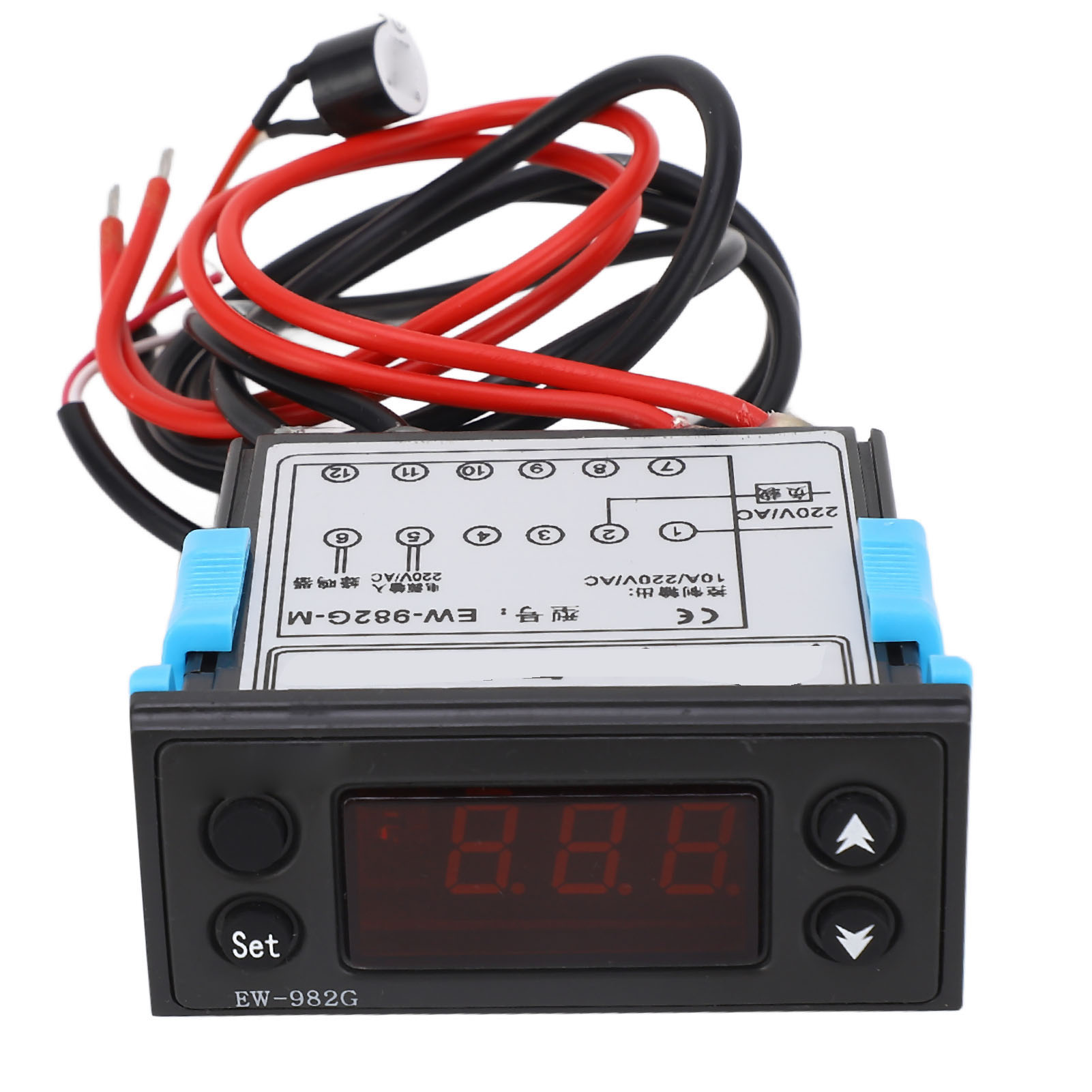 Intelligenter Temperaturregler Mit Timer, Elektronischer Thermostat, Digitalanzeige, Timer Mit Summer, Ac220v 10a