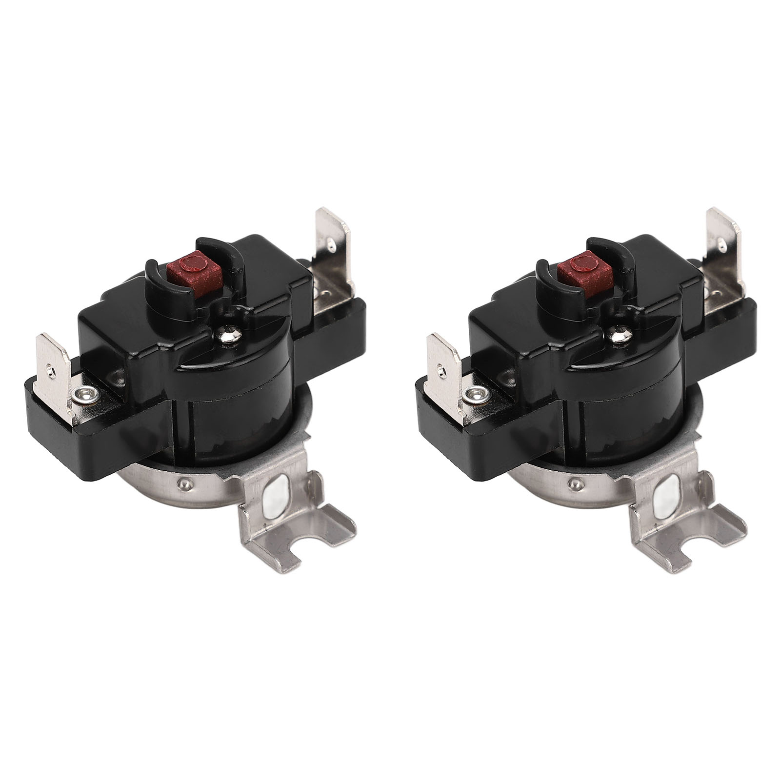 2 Stück Manuelle Thermoregler Mit U-förmiger Abdeckung, Hohe Leistung, 25 A, 250 V, Für Thermostate Bis 90 °c