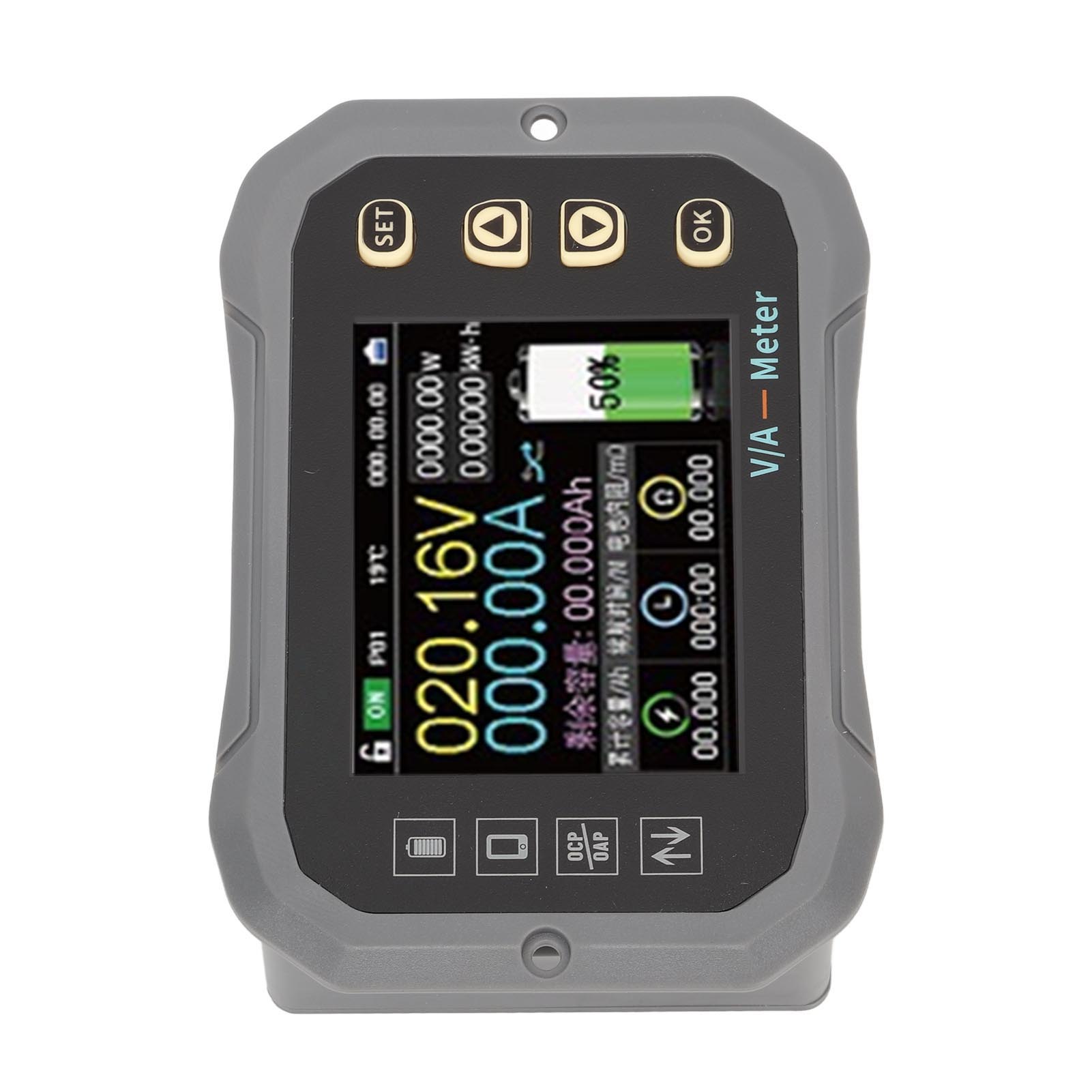 Batteriemonitor 100a Mit Shunt 0–120v, Drahtloses Spannungs- Und Strommessgerät, Voltmeter Und Coulometer Für Wohnmobil, Auto, Golfwagen Und Boot
