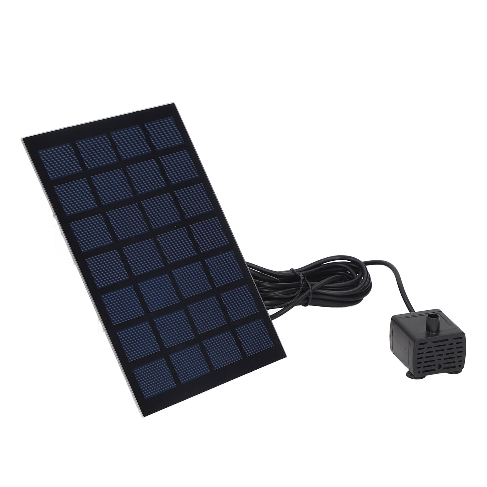 Solar-springbrunnenpumpe Mit Direktantrieb, 6 Düsen, Geringer Stromverbrauch, Schwimmender Solar-gartenbrunnen, 7 V