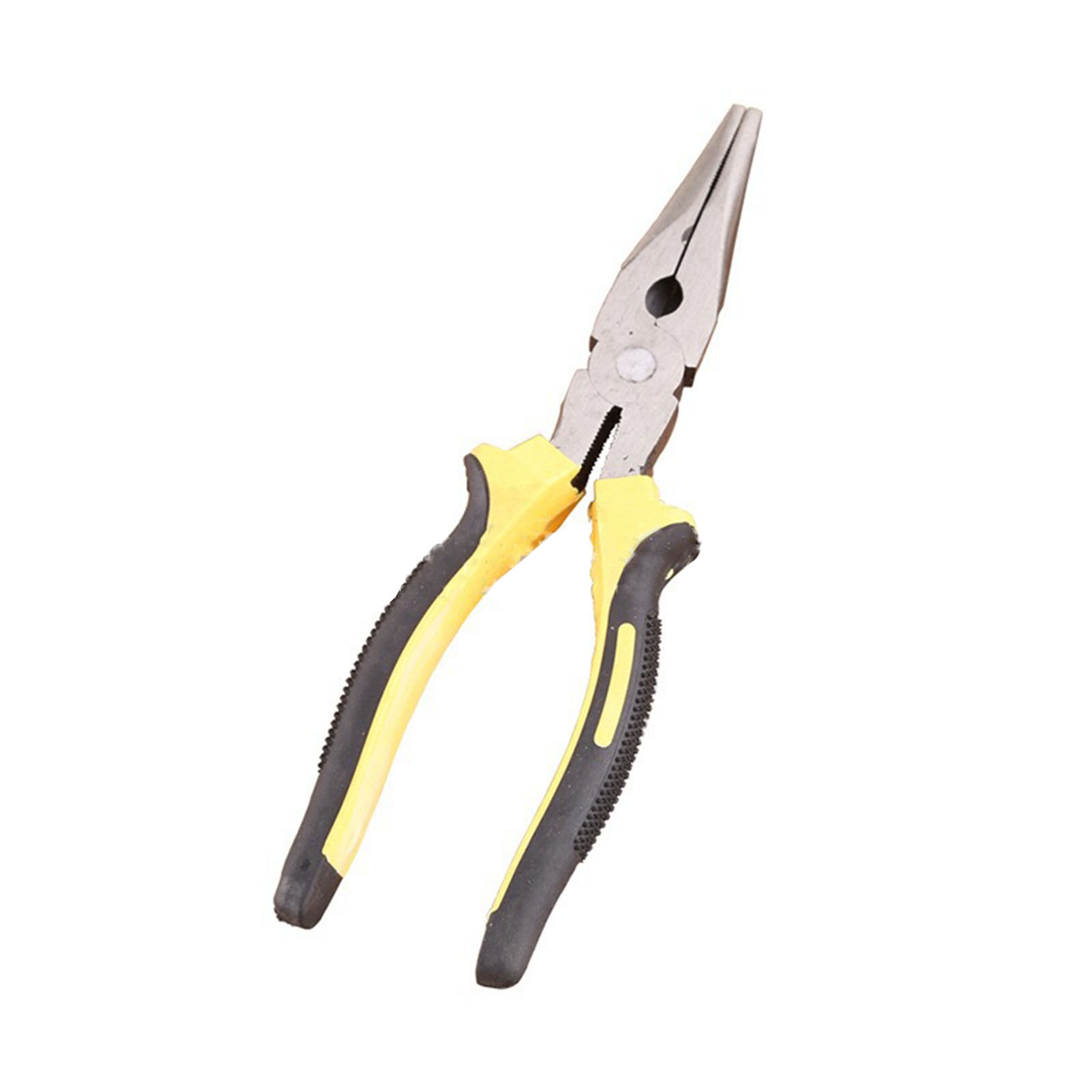 Flachzange Aus Stahl Mit Rutschfestem, Ergonomischem Pvc-griff, Rostfrei, Multifunktional, 8 Zoll (ca. 20 Cm) Lang.