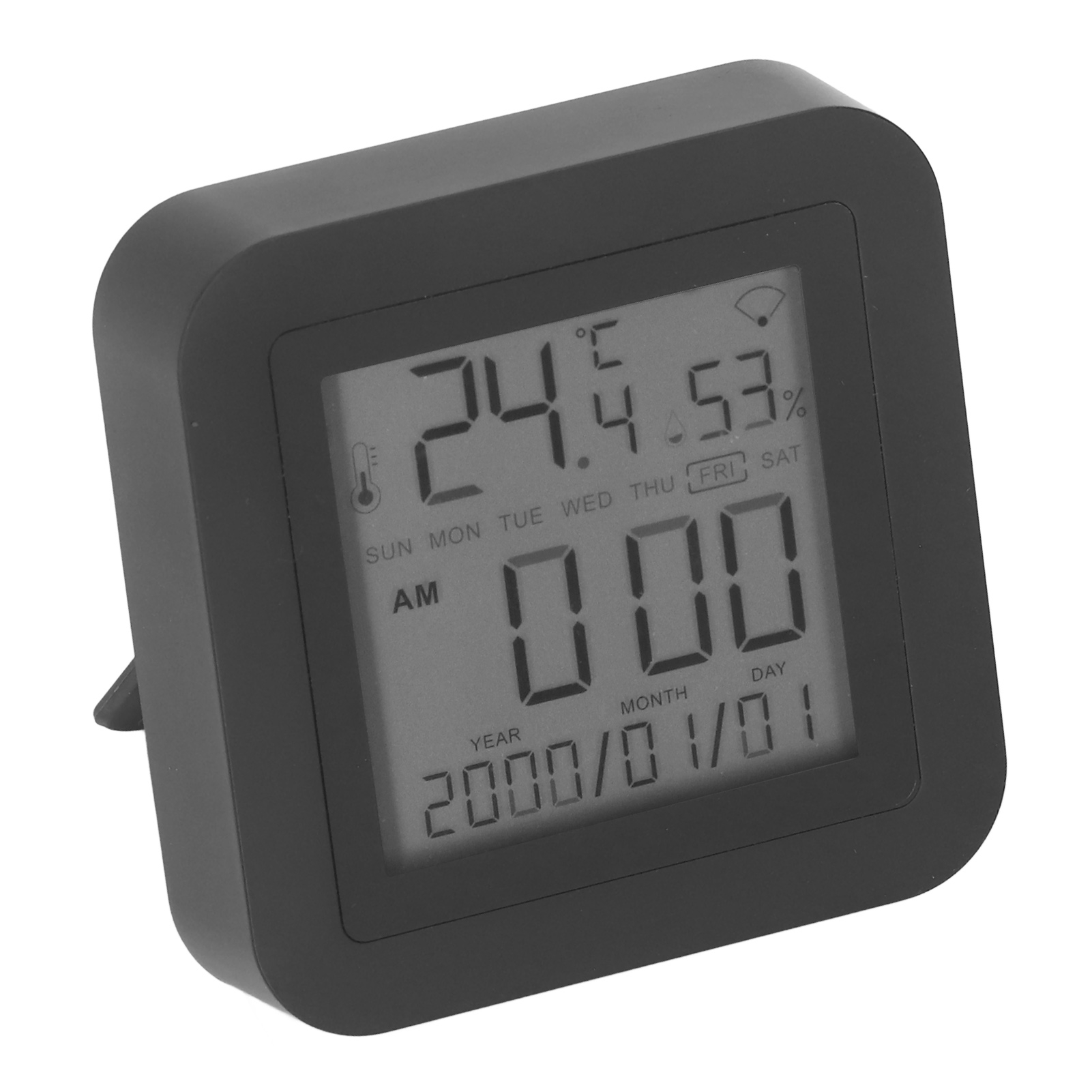 Intelligentes Wlan-hygrometer-thermometer Mit Infrarot-fernbedienung Und Display Zur Messung Von Temperatur Und Luftfeuchtigkeit (5 V Dc)