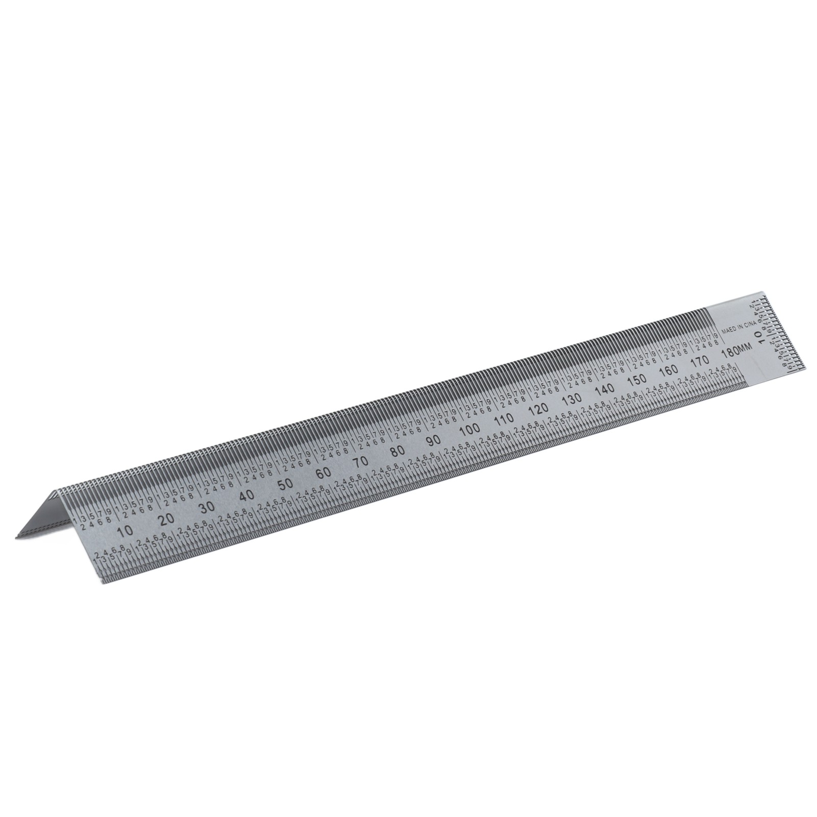 Präzise Biegelineale Aus Edelstahl, 90°-anreißlineal Für Holzbearbeitung, 0–180 Mm