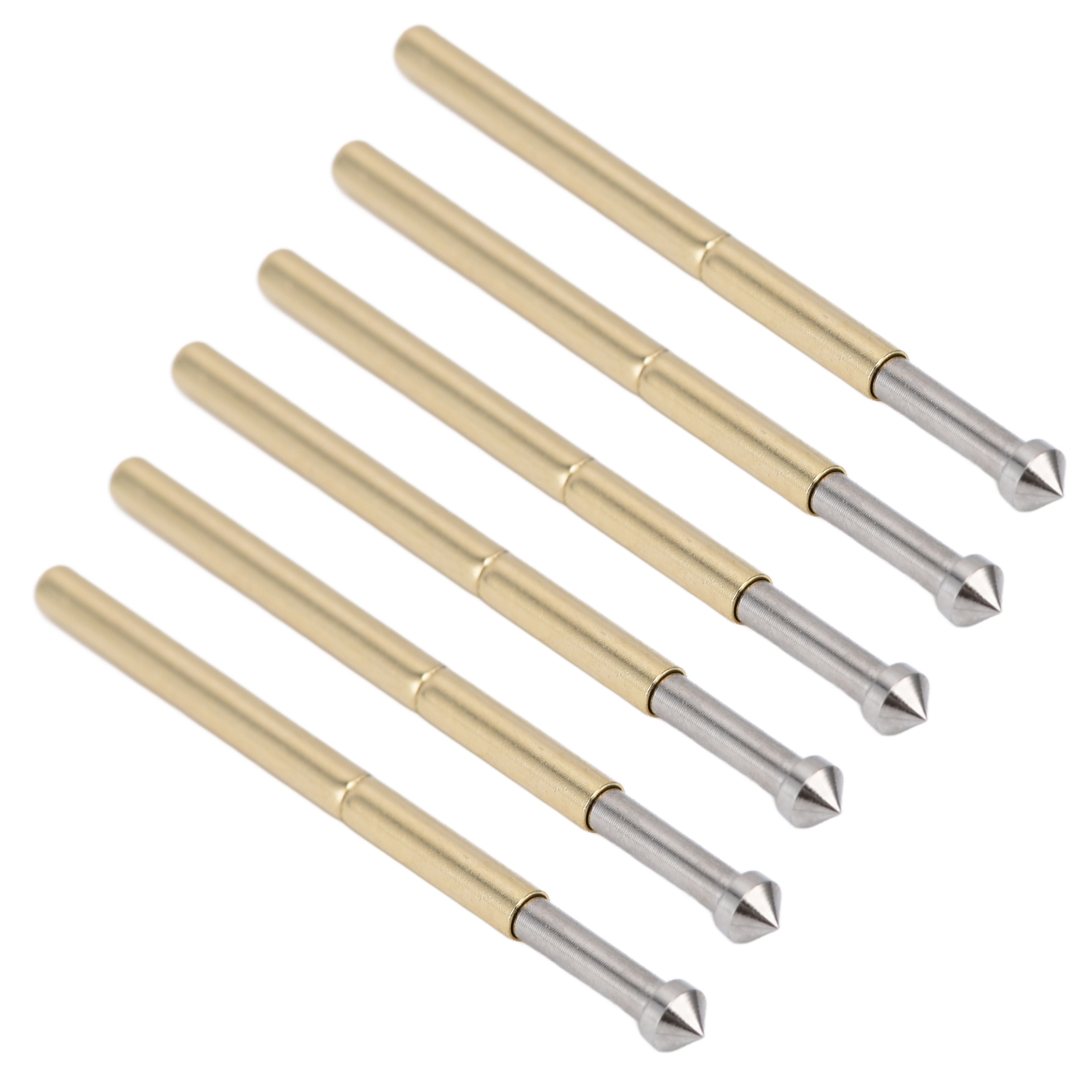 100 Stück Federprüfspitzen, Konischer Kopf, 2,0 Mm, Praktische Federprüfspitze Für Durchgangslochbauteile