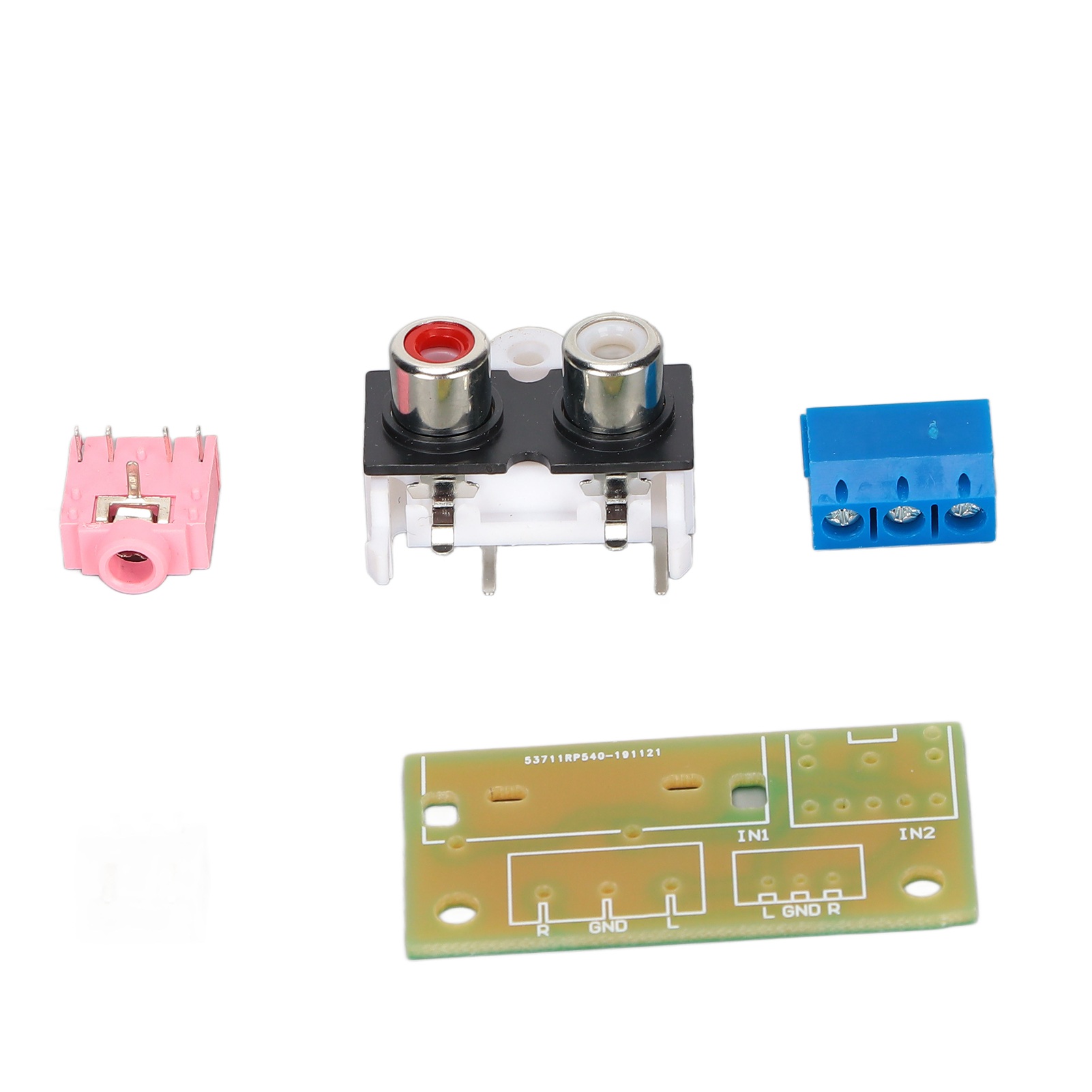 Audio-ein-/ausgangsadapterplatine, Anschlussplatte, 3,5-mm-klinkenstecker, Leiterplatten-klemmenblock