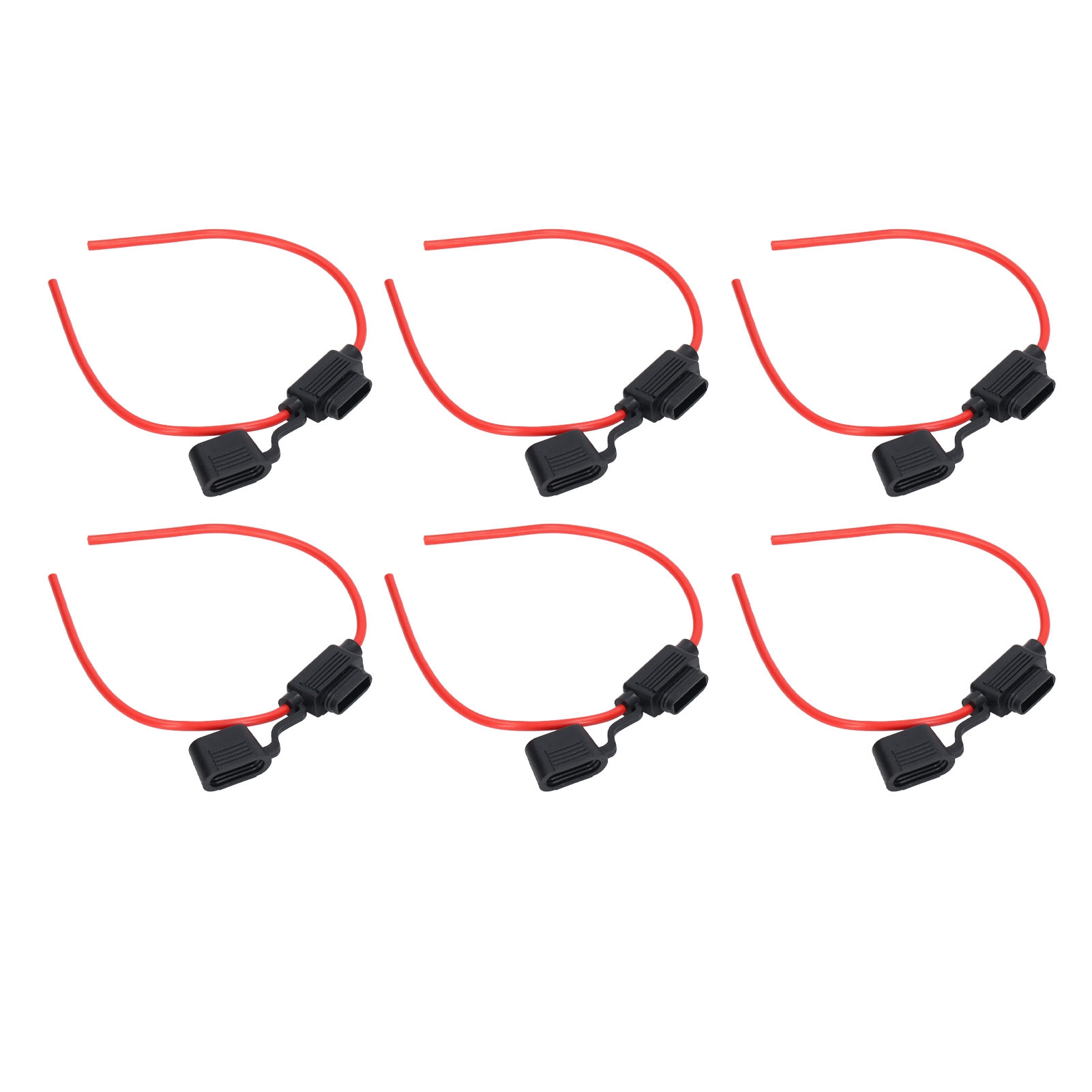 10er-set Inline-sicherungshalter, Schmelzbeständig, Einfach Zu Verdrahten, Wasserdicht, Mit Sicherung 14awg, 20a