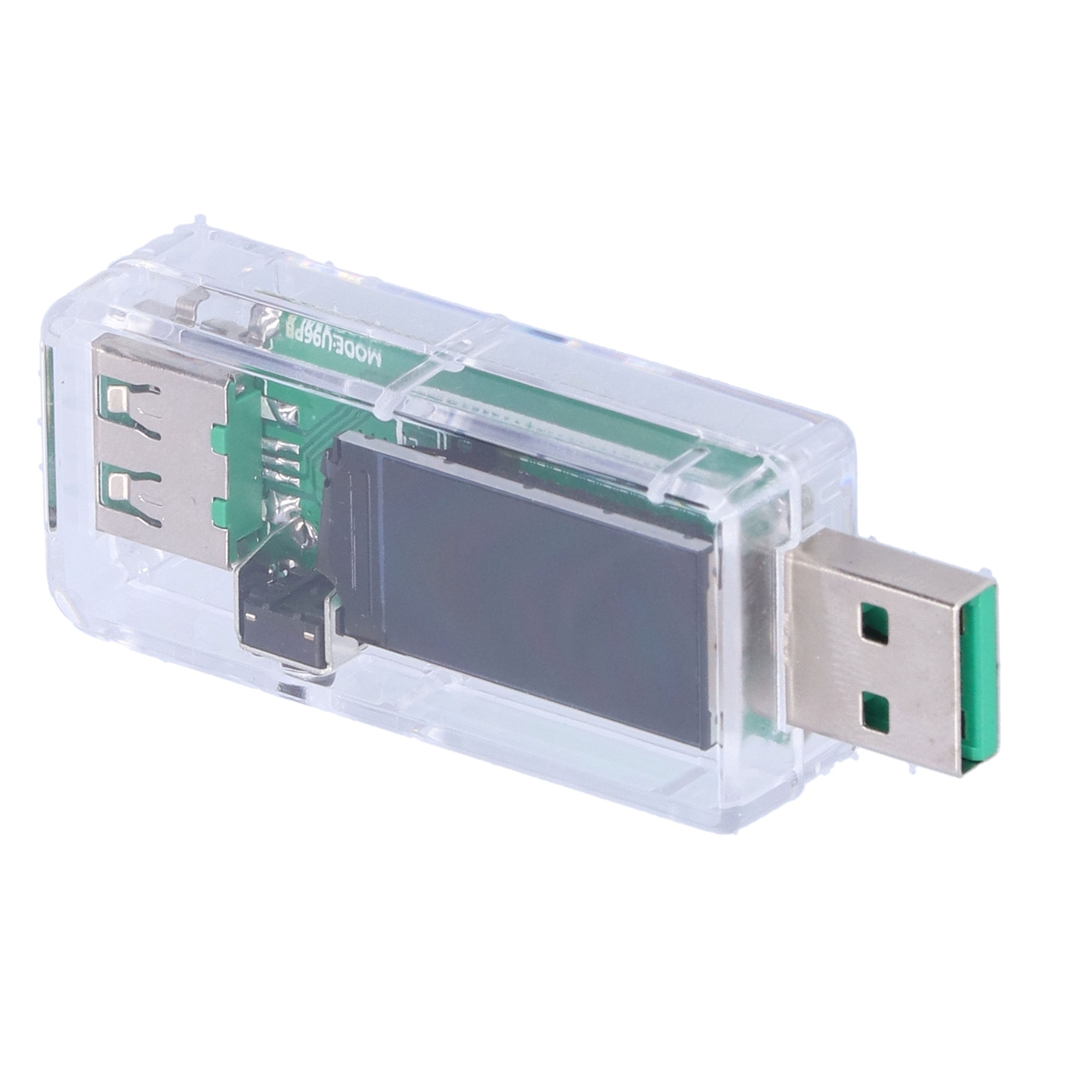 Usb-tester Mit Digitalem Lcd-display, Usb-ladegerät-tester, Detektor, Voltmeter Für Android (transparent)