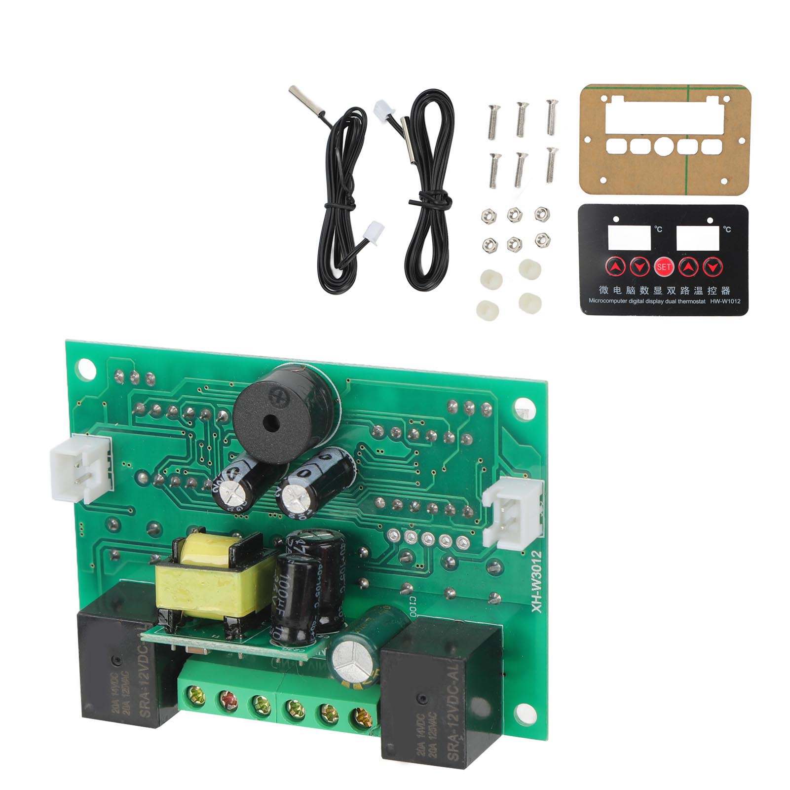 220v Temperaturregler Mit Digitaler Anzeige, Doppelrelais-thermostat-reglermodul Hww1012