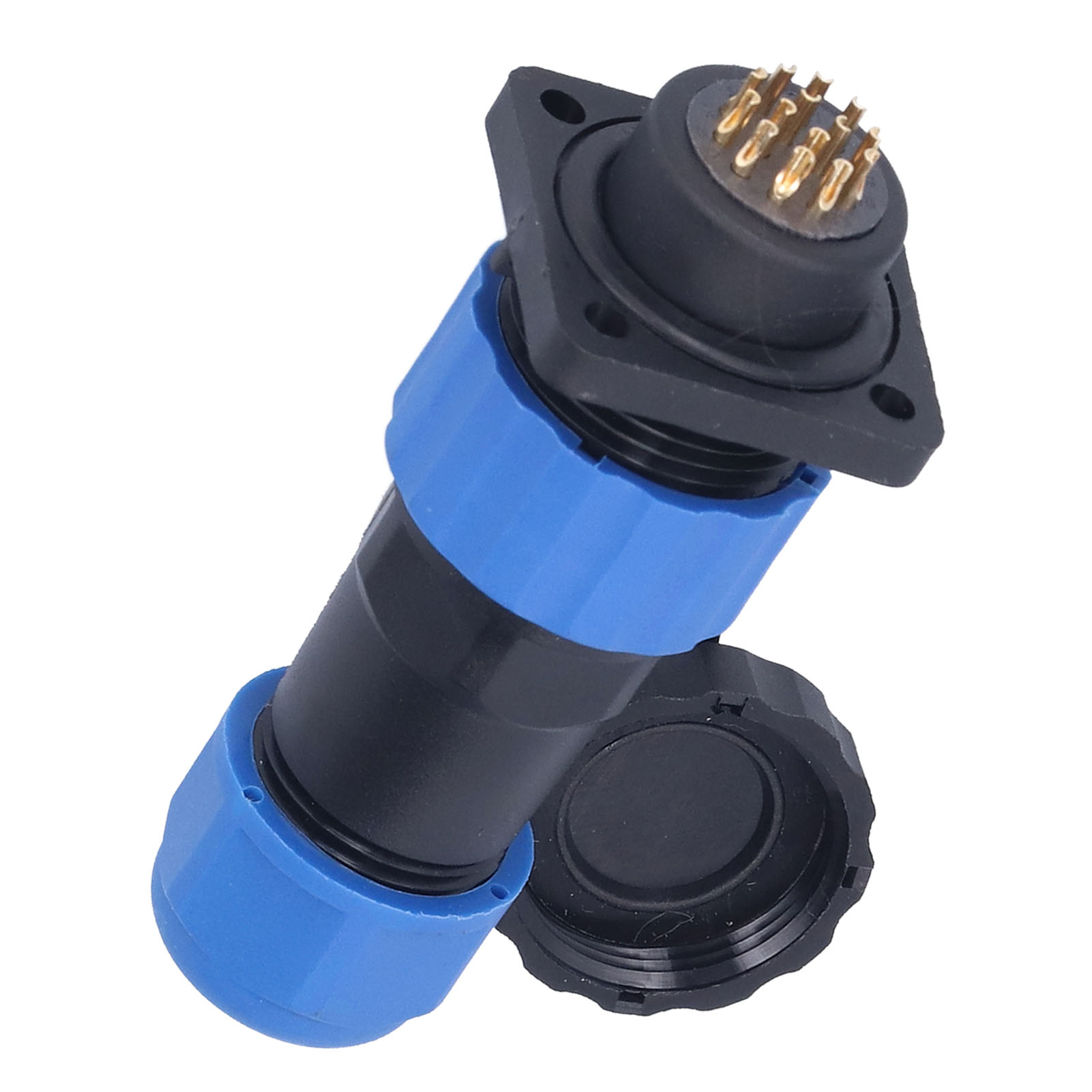 Wasserdichter Quadratischer Stromanschluss Für Luftfahrtanwendungen, Schweiß- Und Industrieadapter, 250 V, 5 A, Sp2014-polig