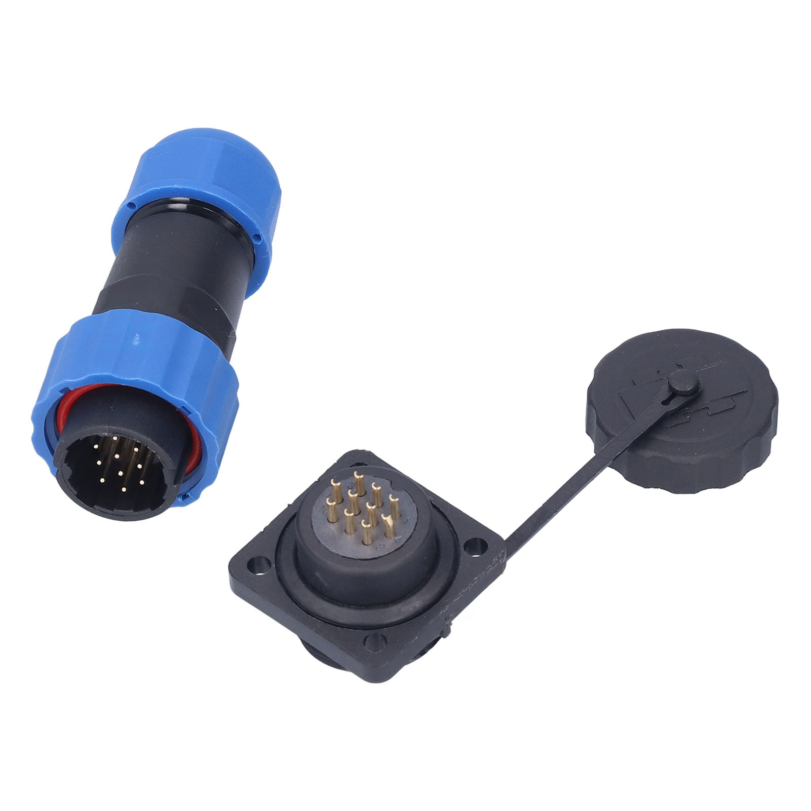 Wasserdichter Quadratischer Stromanschluss Für Luftfahrtanwendungen, Schweiß- Und Industrieadapter, 250 V, 5 A, Sp2010-pin