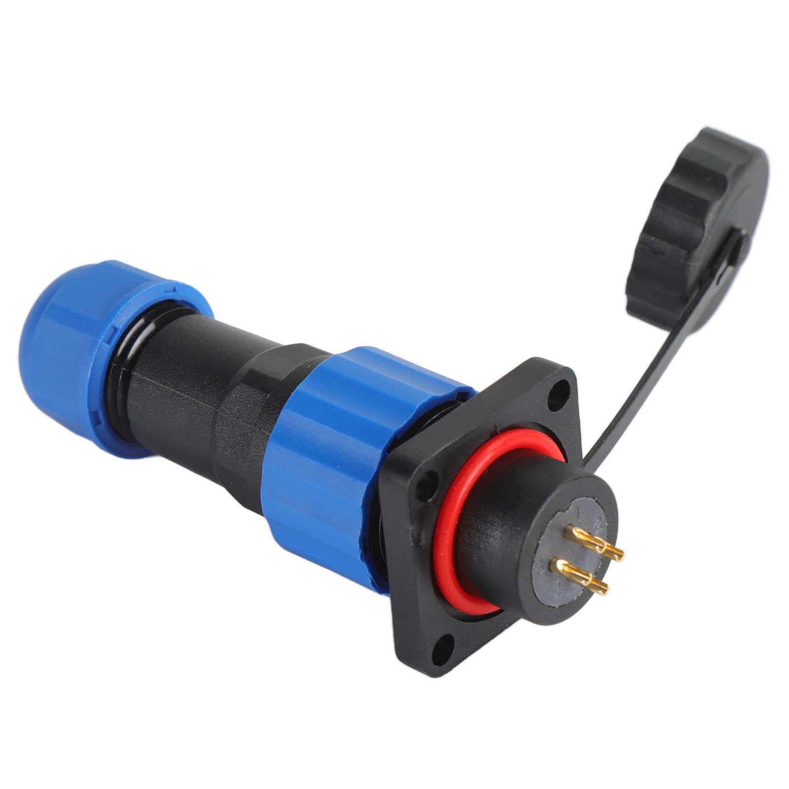 Ip68 Wasserdichter Stecker, Quadratischer Luftfahrt-stromanschluss, Industrie-terminaladapter Sp164 Pin (250v 5a)