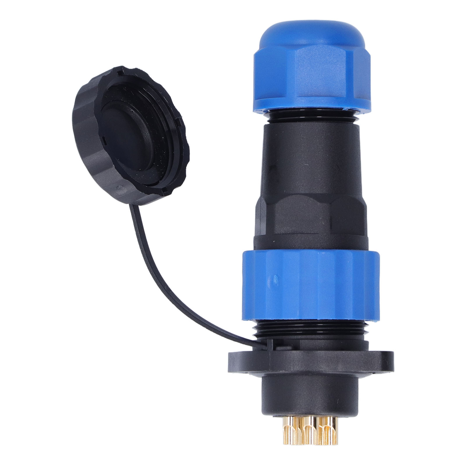 Ip68 Wasserdichter Steckerflansch Für Luftfahrtanwendungen, Industrieadapter Ac380v Sp205 Pin (380v 25a)