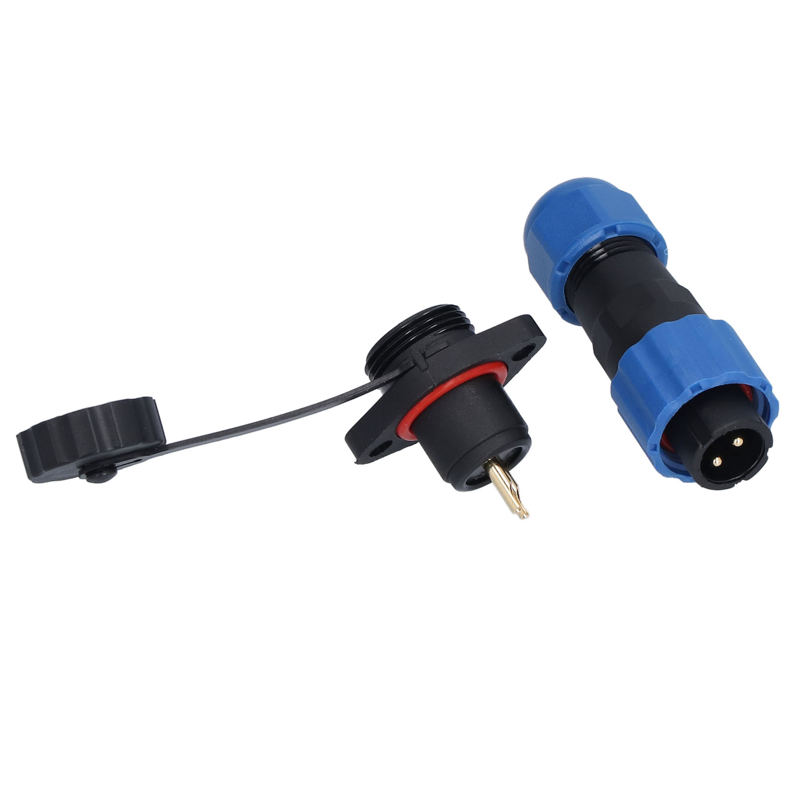 Ip68 Wasserdichter Stecker/buchse, Flanschmontage, Industrie- Und Luftfahrt-stromanschluss, Sp132-polig (380 V, 10 A)
