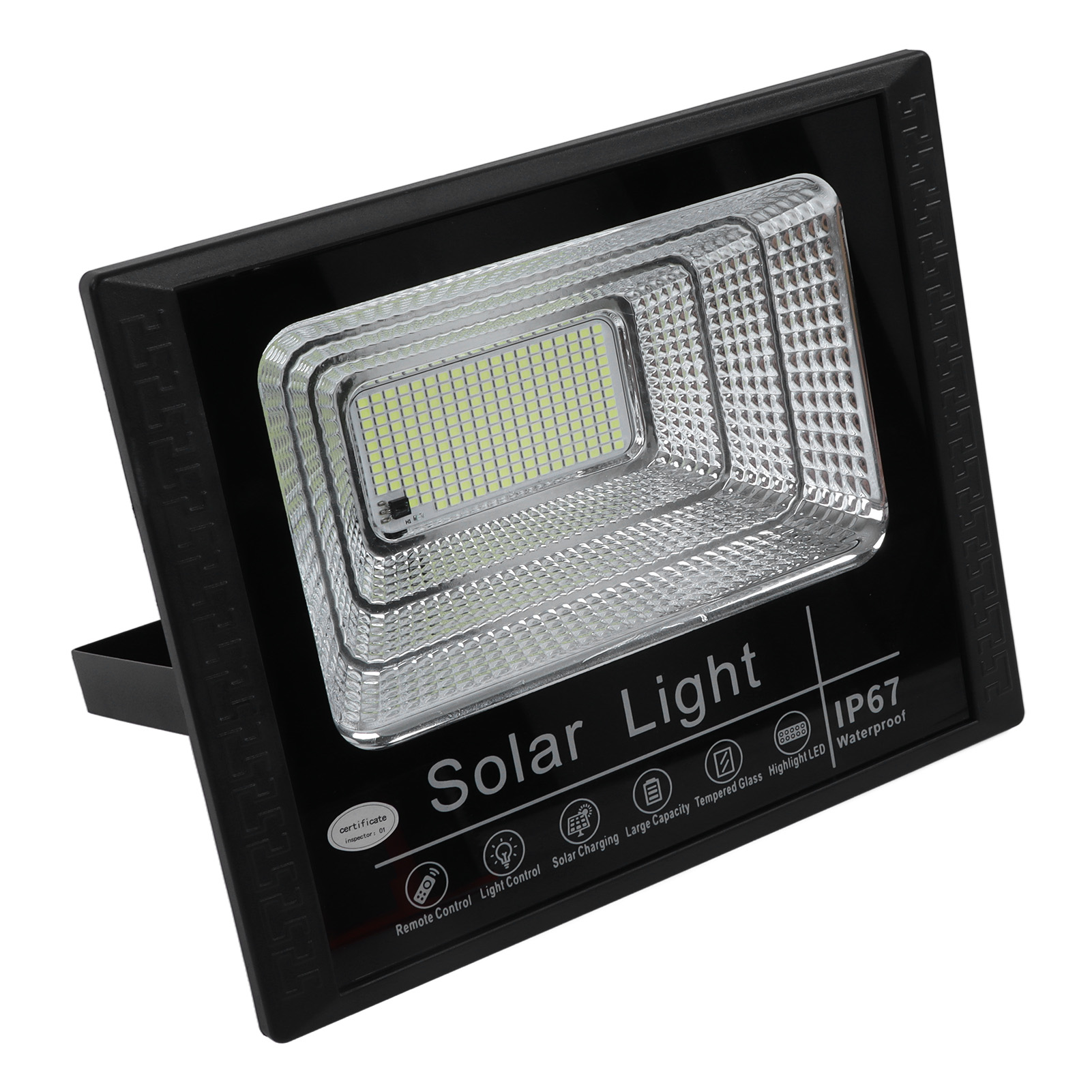 8w 6v Solarpanel-leuchte Mit Fernbedienung Und Timerfunktion, Solarstraßenleuchte, Schutzart Ip67
