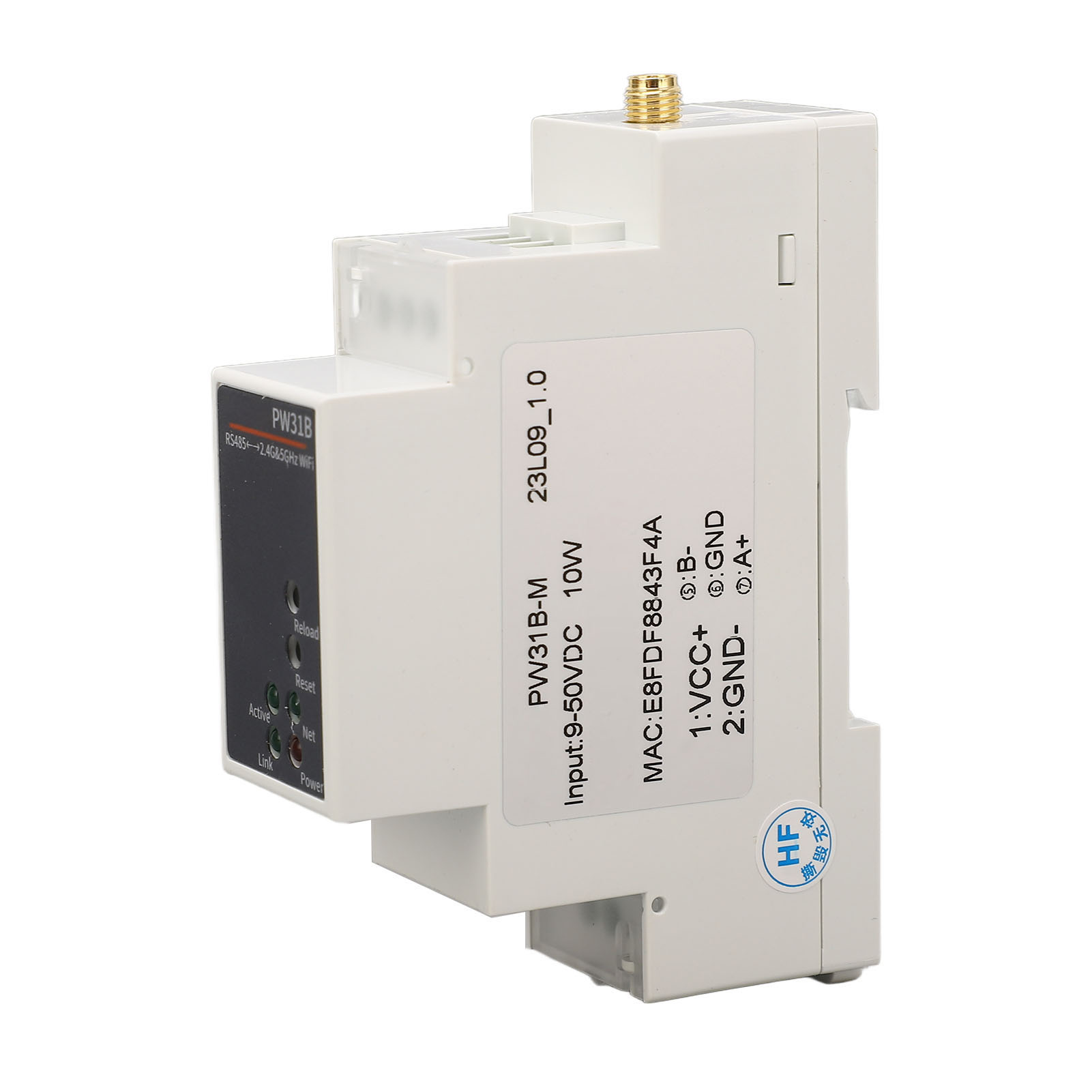 Rs485-zu-wlan-seriell-server 2,4 Ghz/5 Ghz Dualband-ethernet-gerätekonverter 9–50 V Dc
