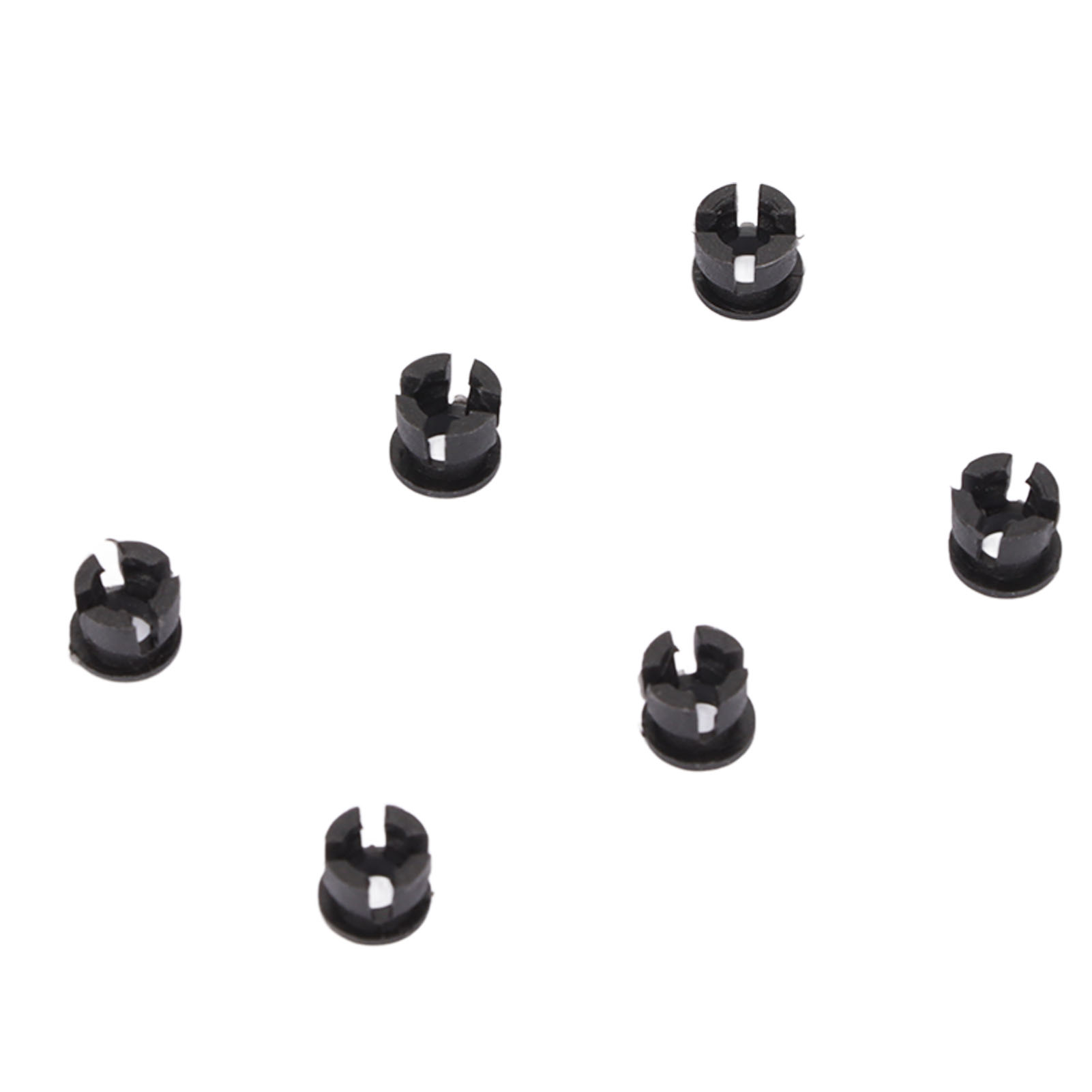 200 Stück Led-halter, Flache Kunststoffschnalle, Leuchtdiodenhalterung Für Indikatoren, Diy-experimente, 0,1 Zoll, Schwarz