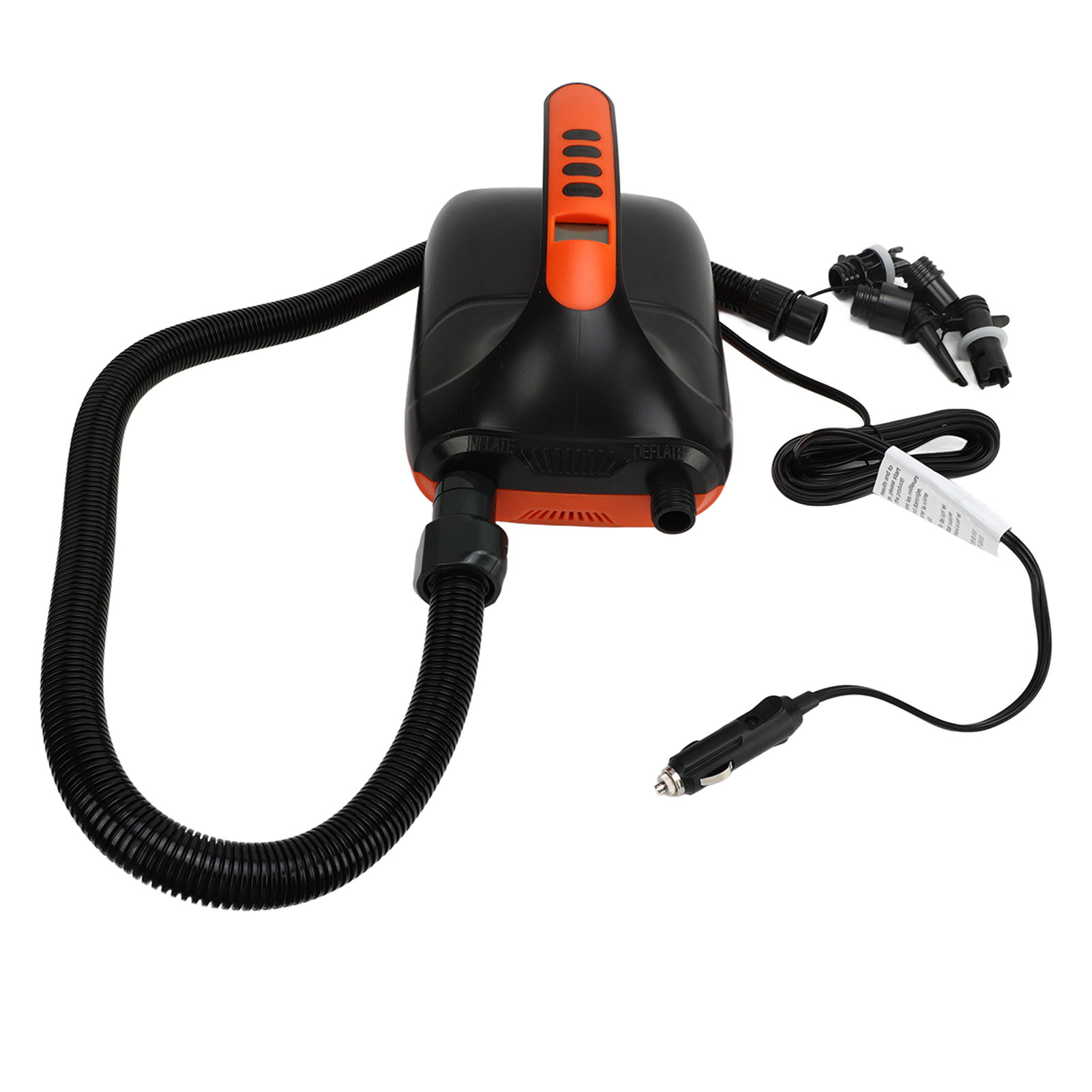 2-stufige 12v-luftpumpe 20psi Für Aufblasbare Stand-up-paddle-boards Mit Digitalanzeige