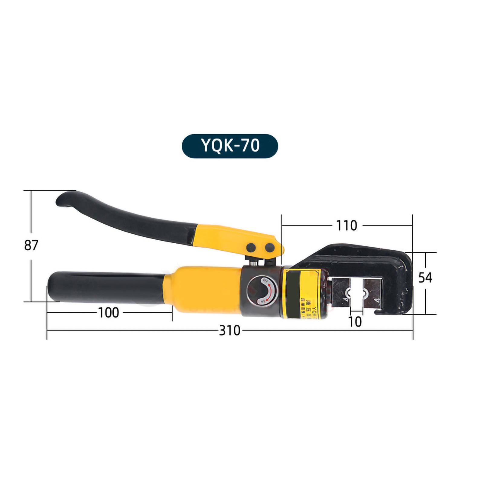 Hydraulische Crimpzange, Manuelle Bedienung, Stahl-crimpwerkzeug Mit Dichtung Yqk-70 (4-70)