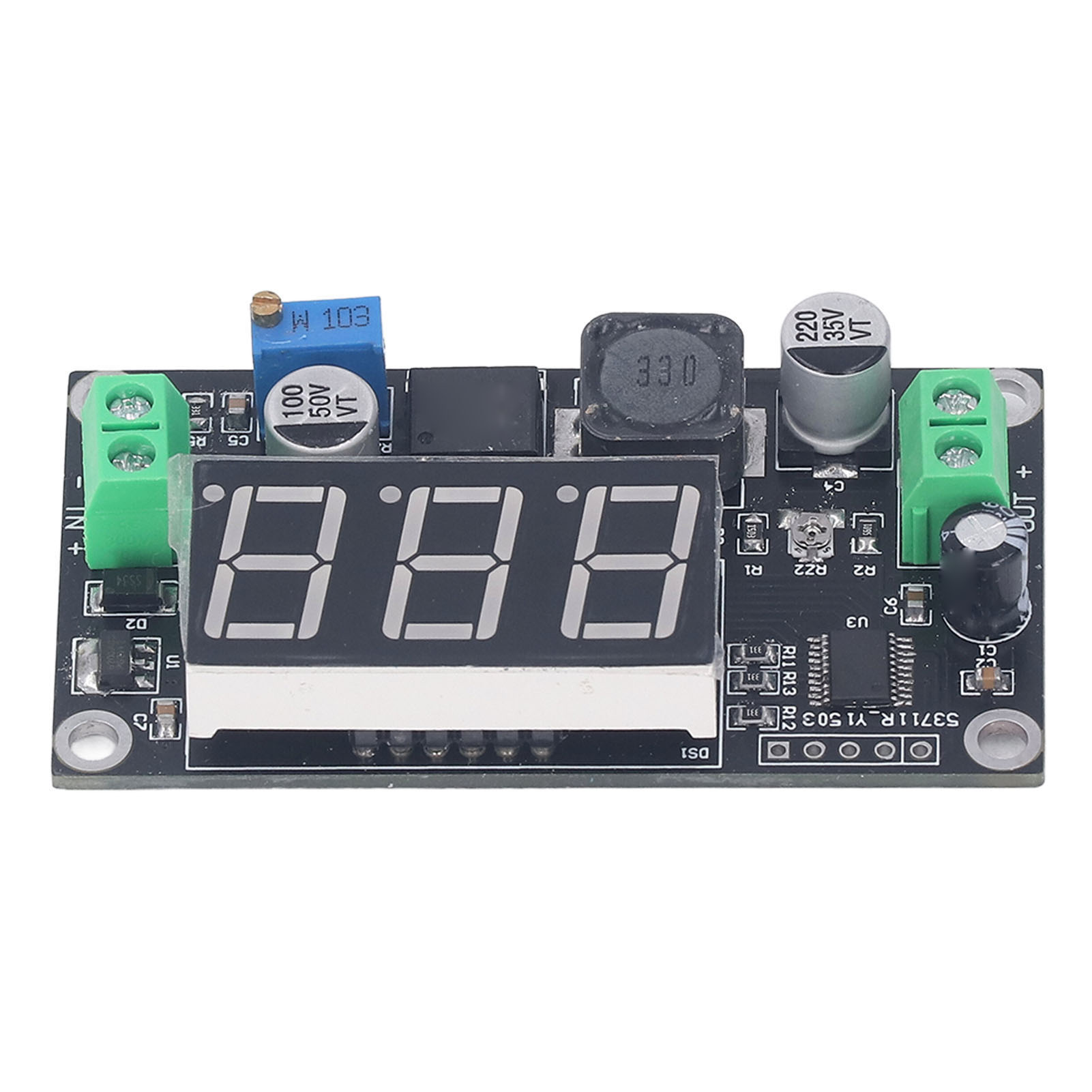 Dc/dc-abwärtswandler Mit Digitaler Grüner Anzeige, Einstellbarem Spannungsreduzierungsmodul, 4,5–40 V Eingang, 3–37 V Ausgang