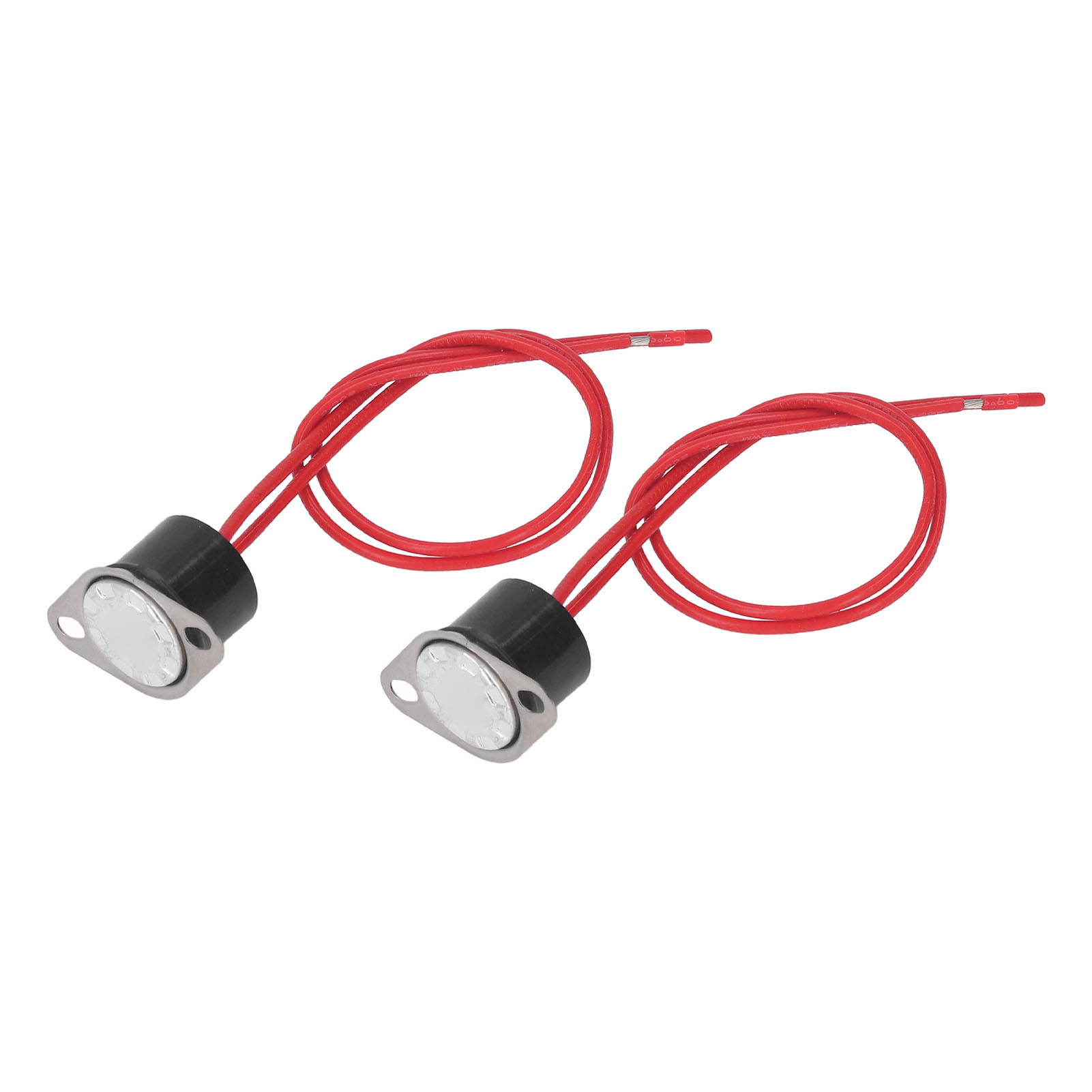 2 Stück Thermoschalter, Wasserdicht, Bimetallsensor, Schnell Reagierender Thermostat, Temperaturschalter 10 A 250 V 20 °c