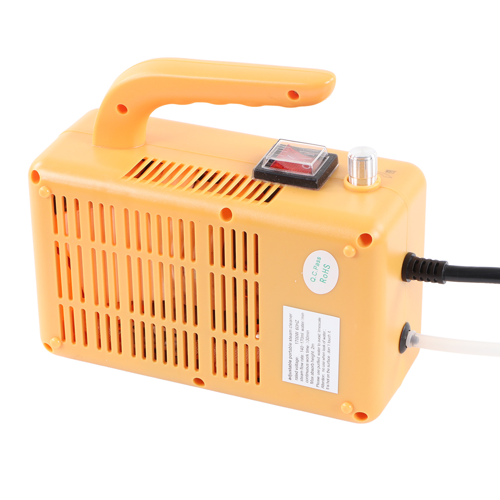 1700-w-hochdruckdampfreiniger Mit Taschenlampe Und Verlängerungsrohr, Handdampfreinigungsgerät, Eu-stecker 220 V