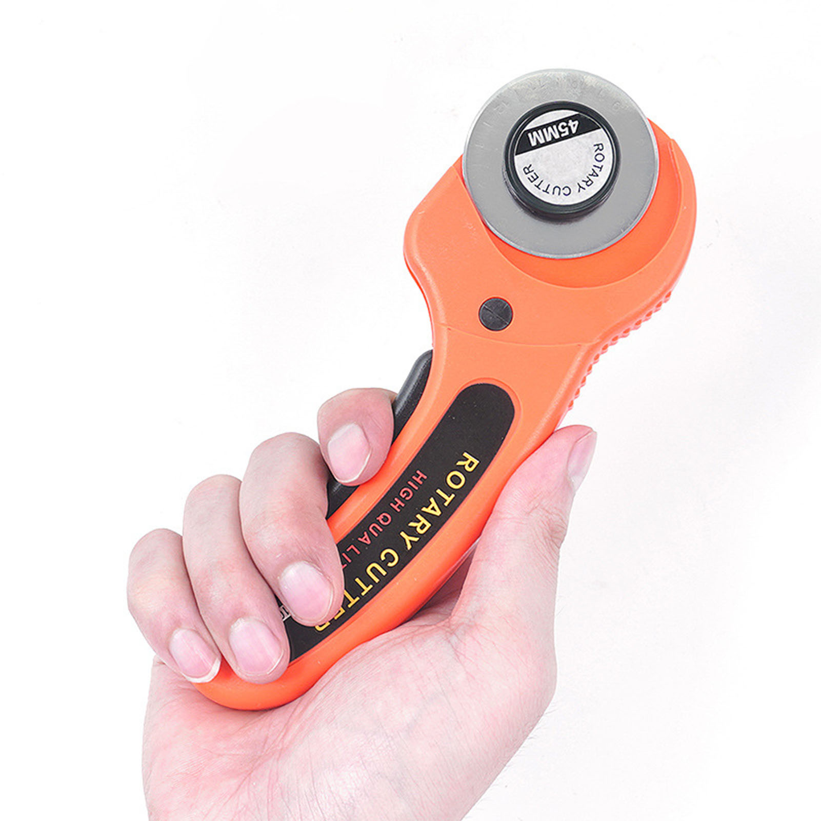 Rollschneider, Handgeführt, Ergonomischer Kunststoffgriff, Kartonschneider Mit 5 Edelstahlklingen