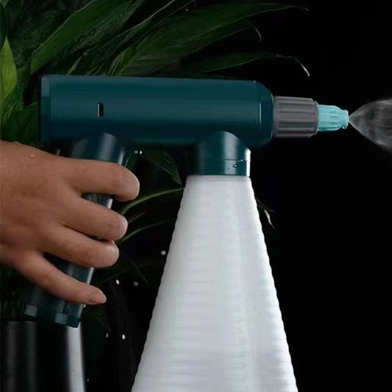Elektrische 1-liter-wassersprühflasche Mit Ergonomischem Usb-anschluss Und Komfortablem Griff – Ideal Zum Bewässern Von Pflanzen Im Garten – Mit Kurzer Düse