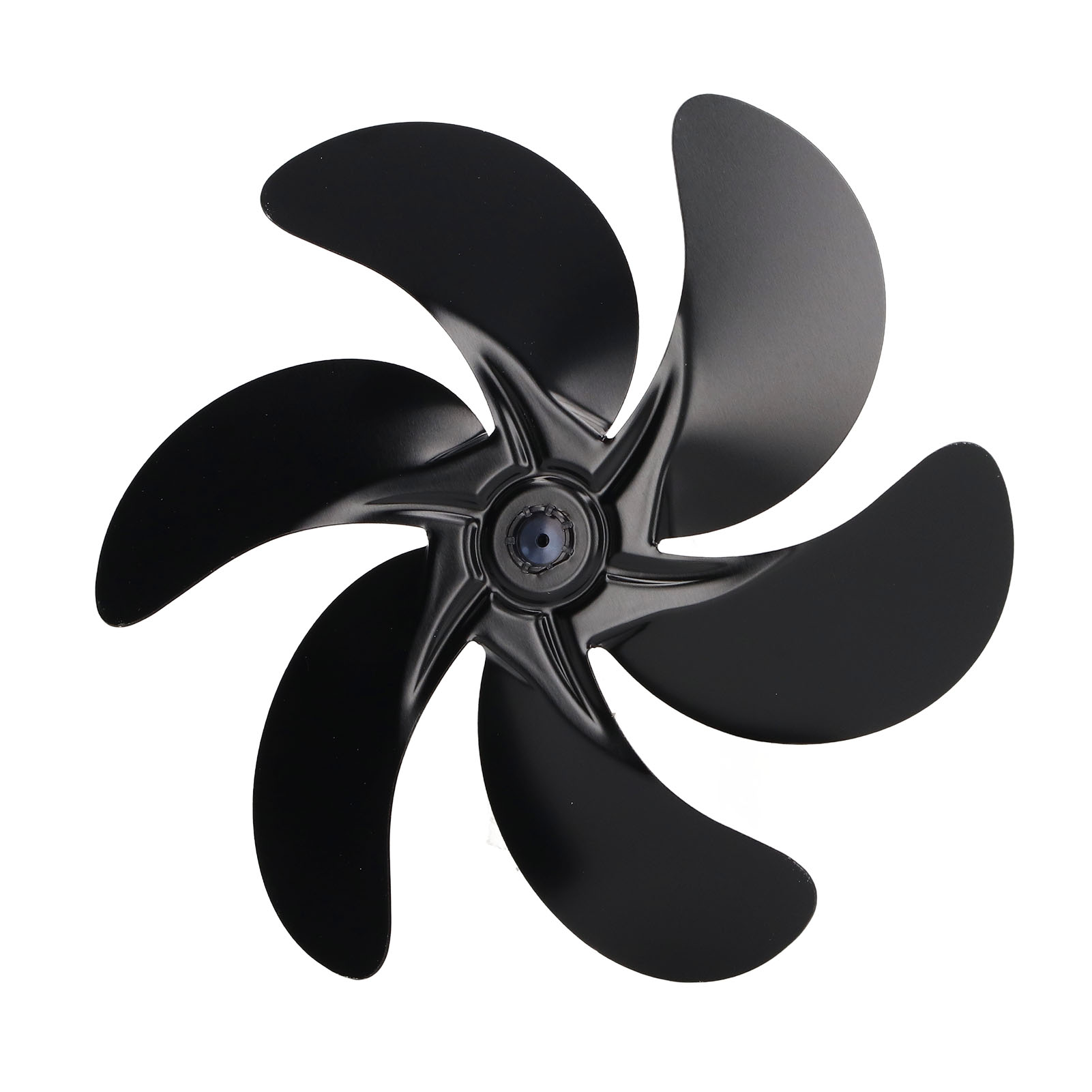 Ofenlüfterflügel Aus Hochtemperaturbeständiger Aluminiumlegierung, Schwarz, Ersatzflügel Für Kaminlüfter, 6 Flügel