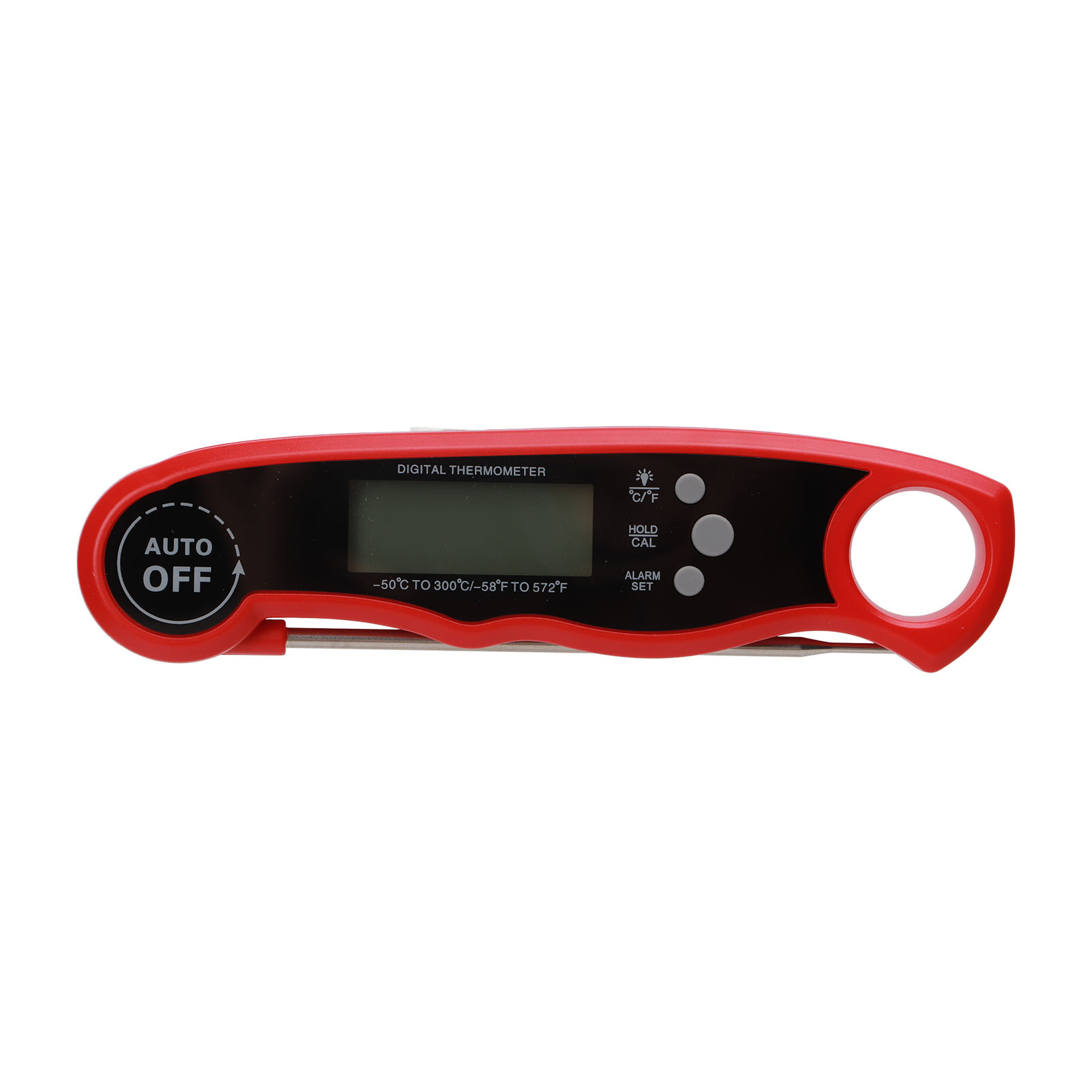 Digitales Fleischthermometer Mit 2 Fühlern, Alarmfunktion Und Hintergrundbeleuchtung Für Fleisch, Lebensmittel Und Flüssigkeiten, Geeignet Zum Kochen Im Backofen, Grillen Und Bbq.