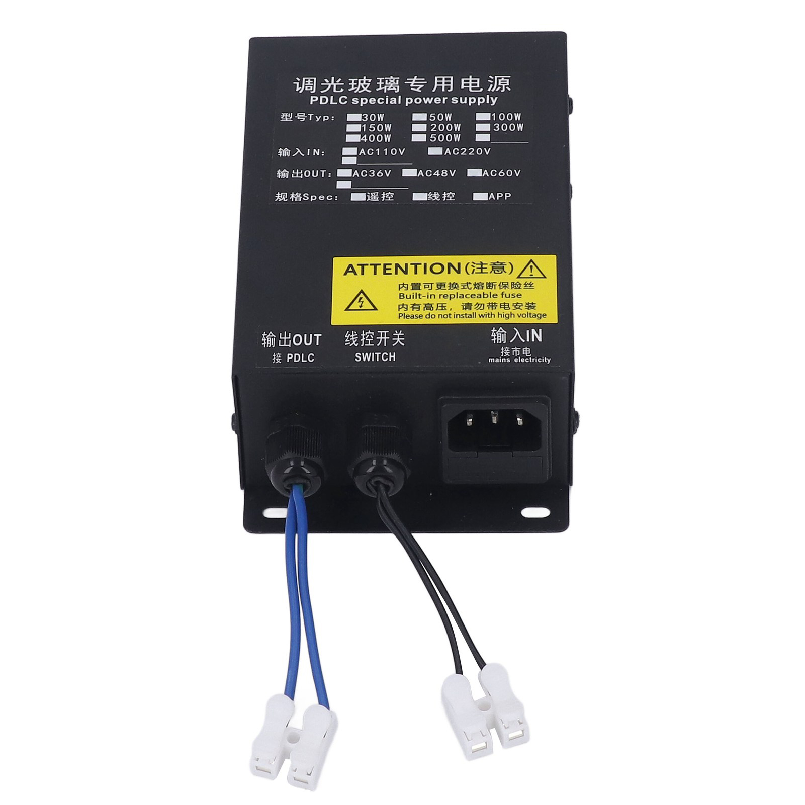Schaltbares Glasnetzteil Mit Zerstäubungsdimmung Und Intelligenter Elektronischer Steuerung Für Pdlc 50w 60v Eu-stecker 220v